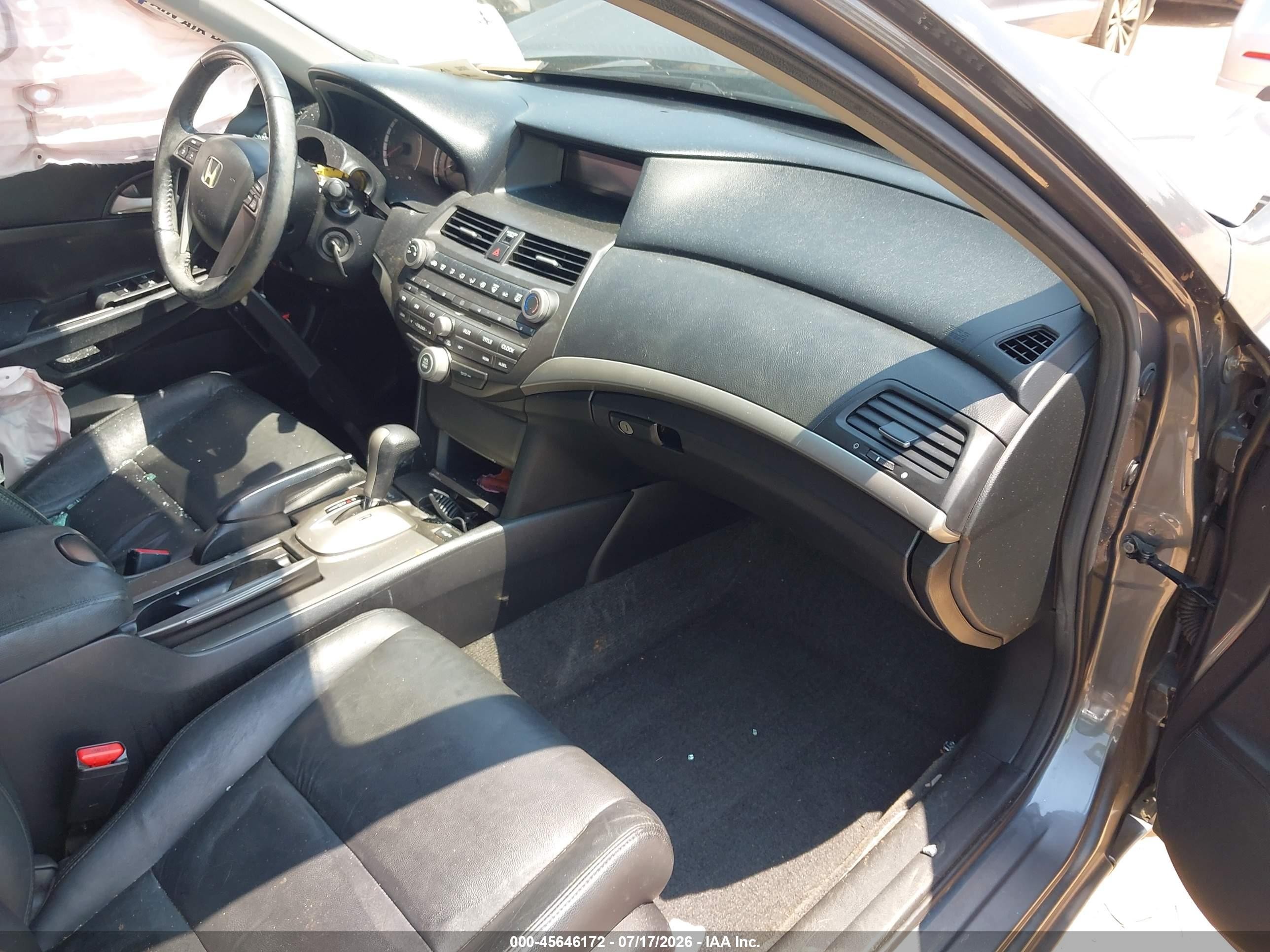 2011 Honda Accord 2.4 Se Серый vin: 1HGCP2F60BA138829