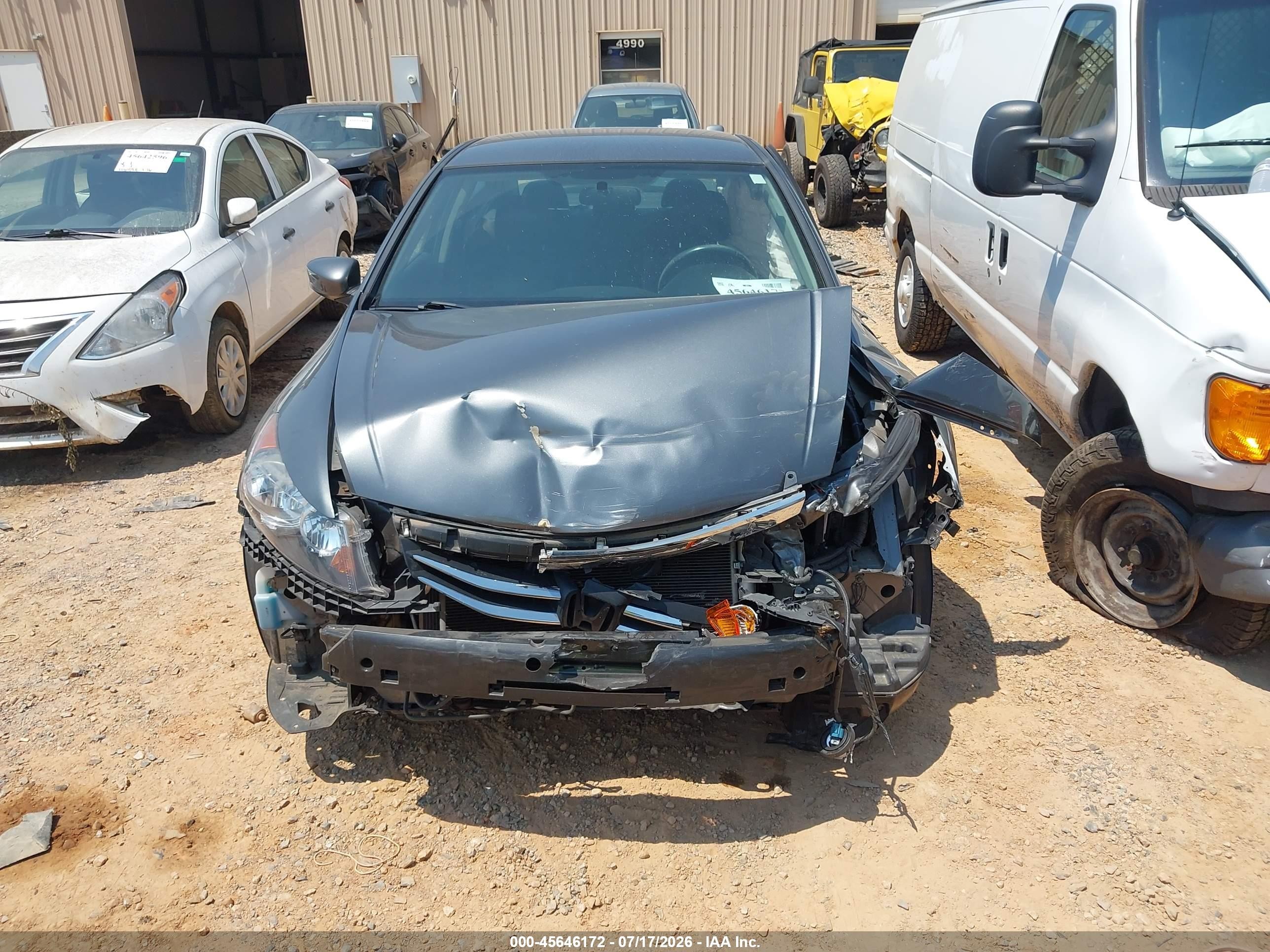 2011 Honda Accord 2.4 Se Серый vin: 1HGCP2F60BA138829