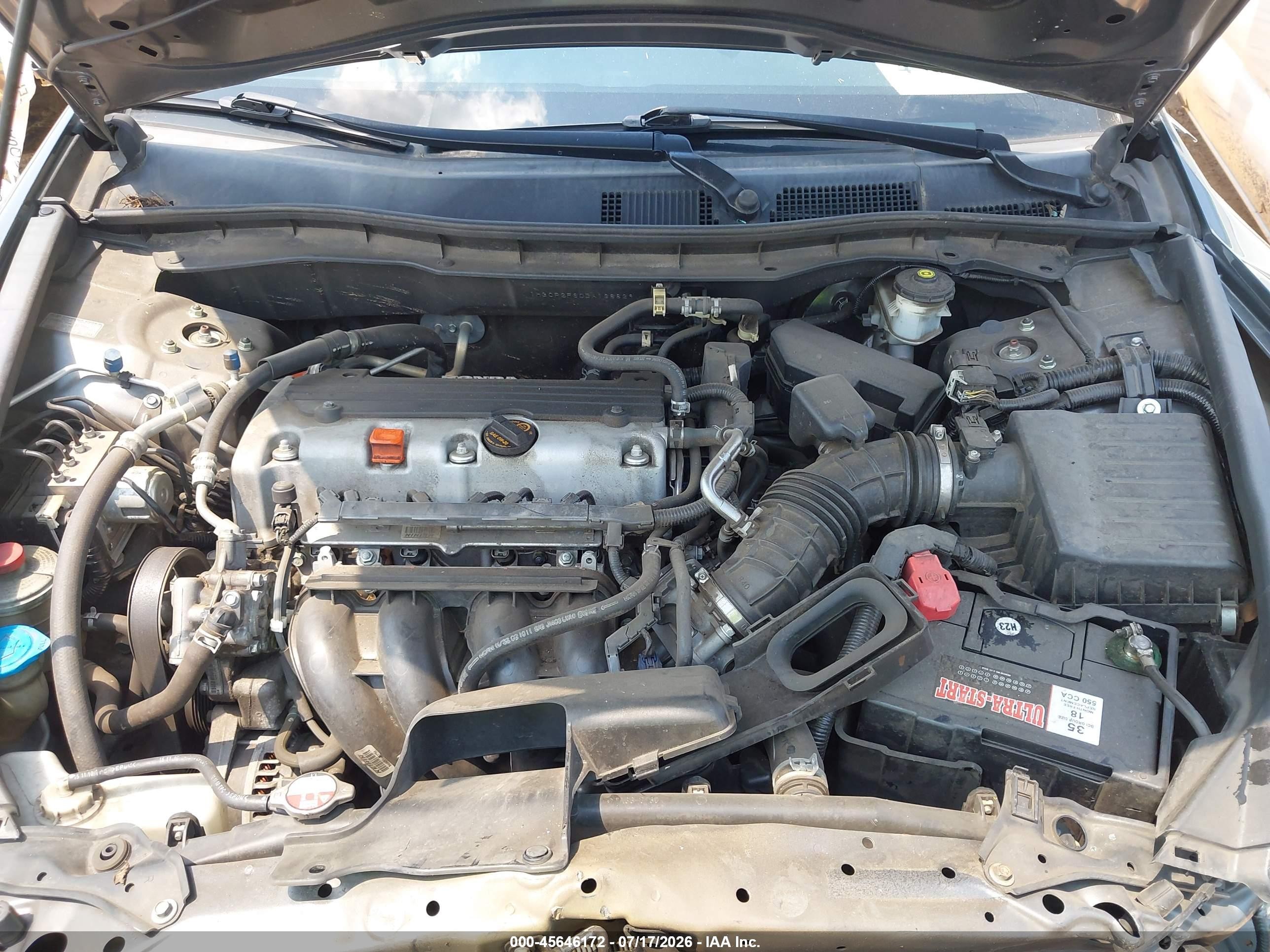 2011 Honda Accord 2.4 Se Серый vin: 1HGCP2F60BA138829