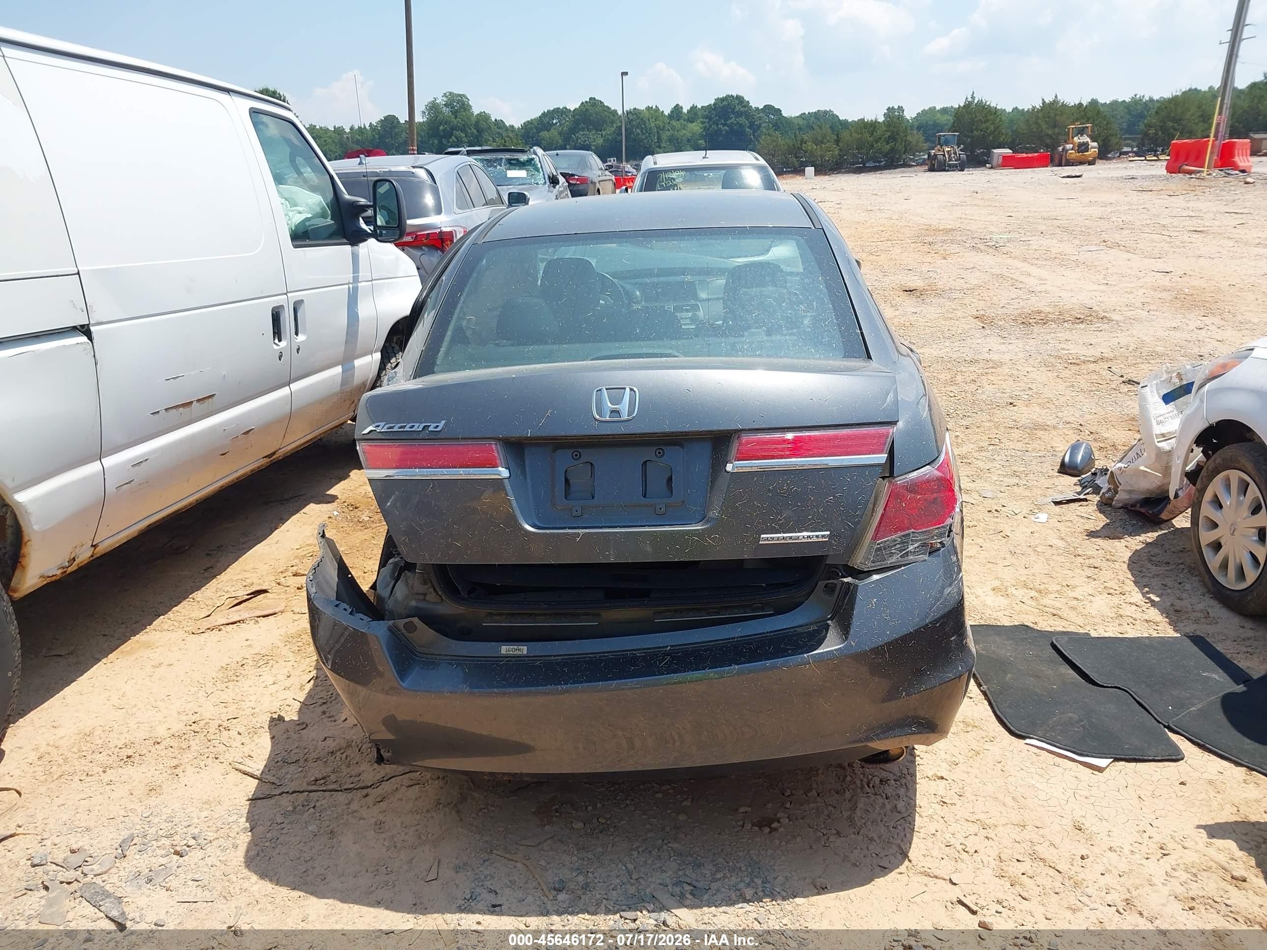 2011 Honda Accord 2.4 Se Серый vin: 1HGCP2F60BA138829