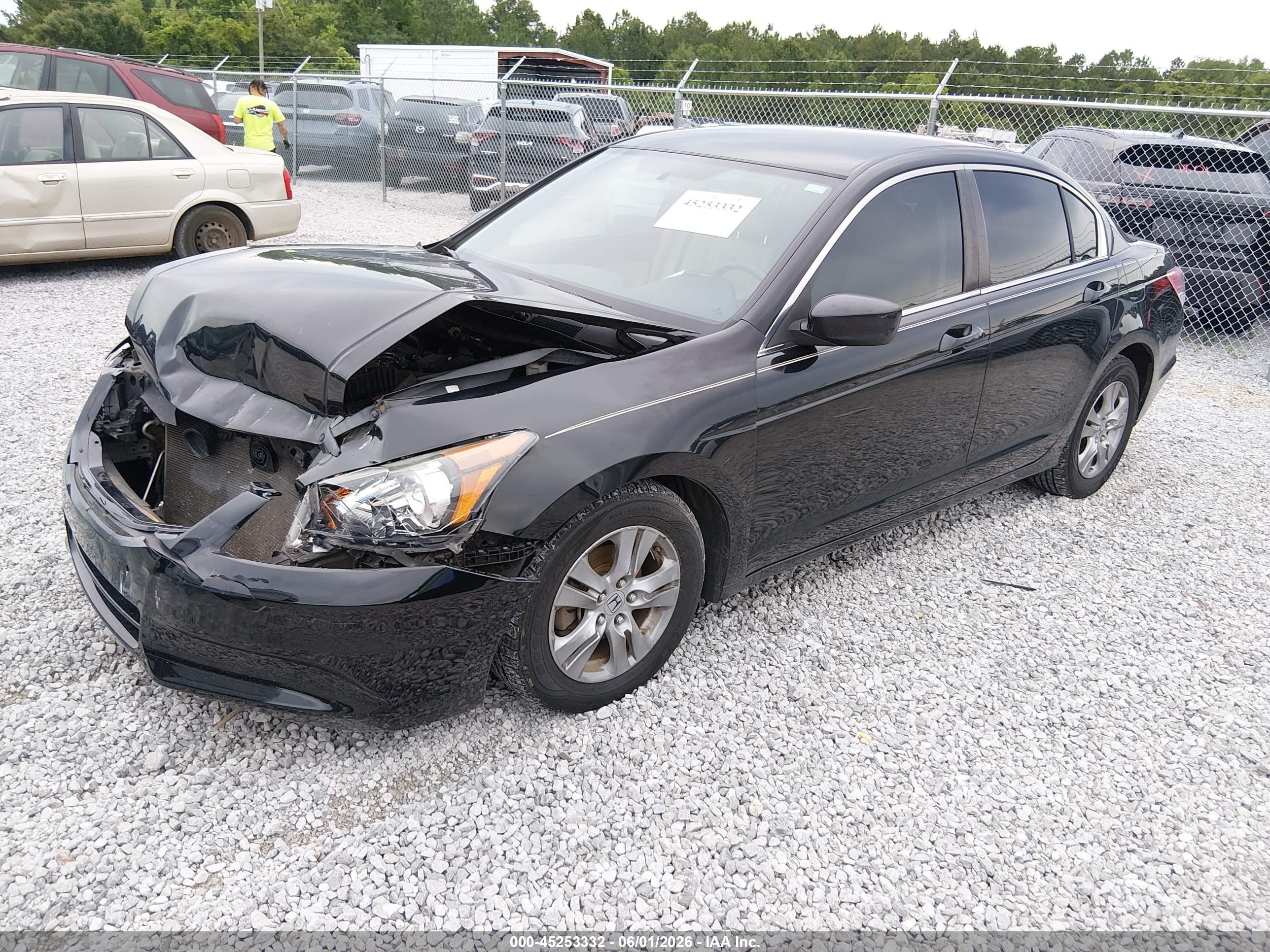 2011 Honda Accord 2.4 Se Black vin: 1HGCP2F60BA139821