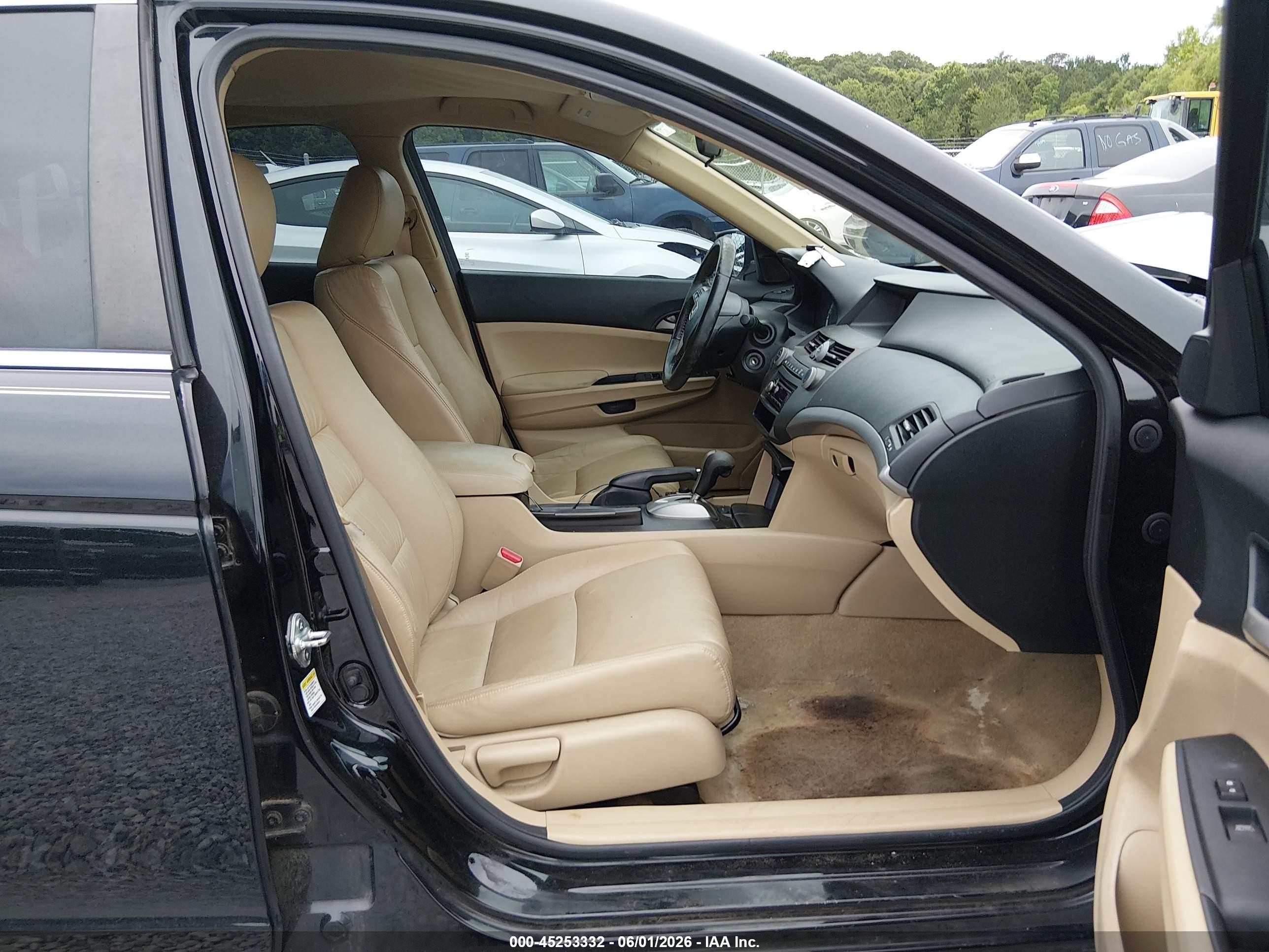 2011 Honda Accord 2.4 Se Black vin: 1HGCP2F60BA139821