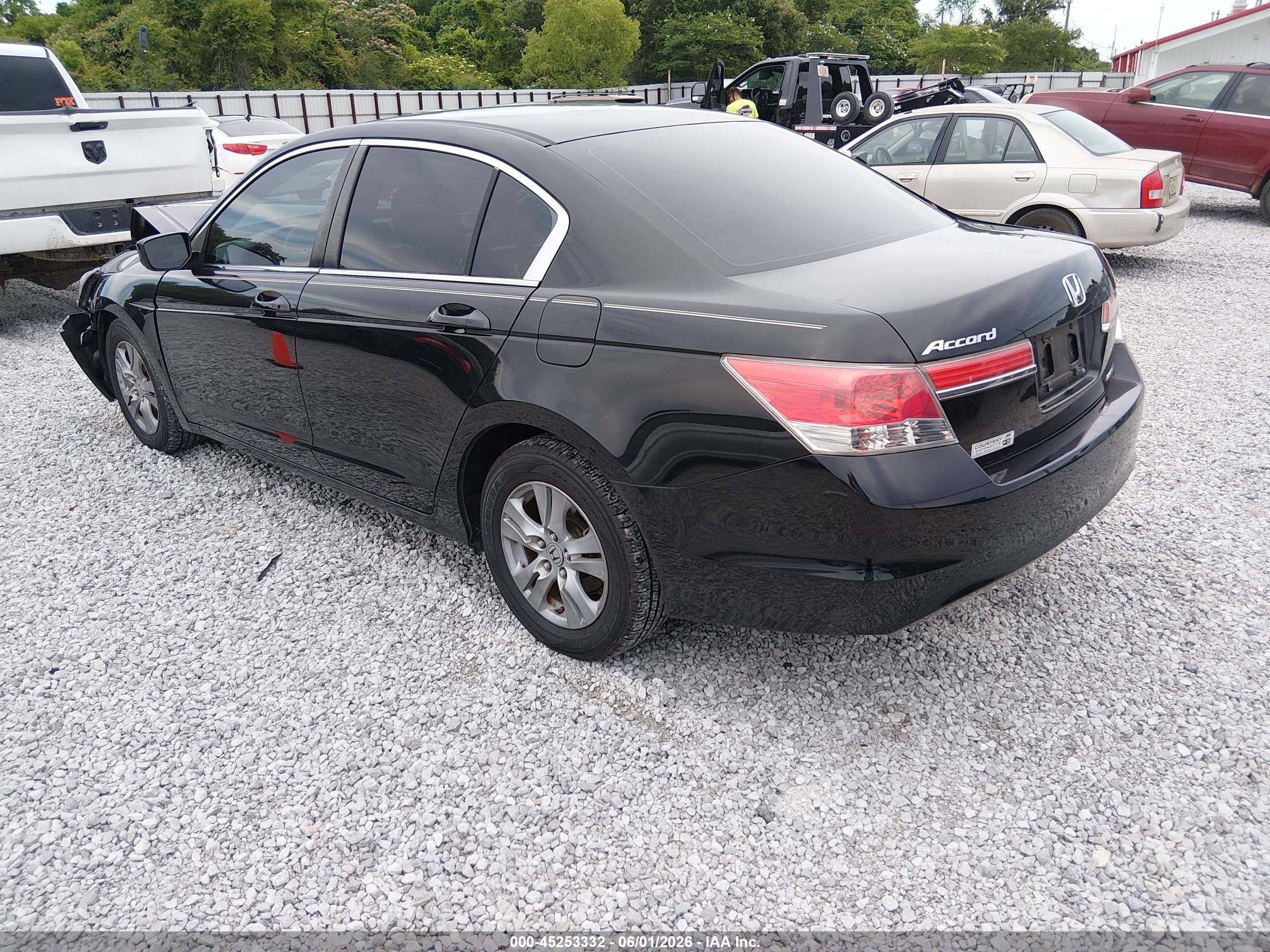 2011 Honda Accord 2.4 Se Black vin: 1HGCP2F60BA139821