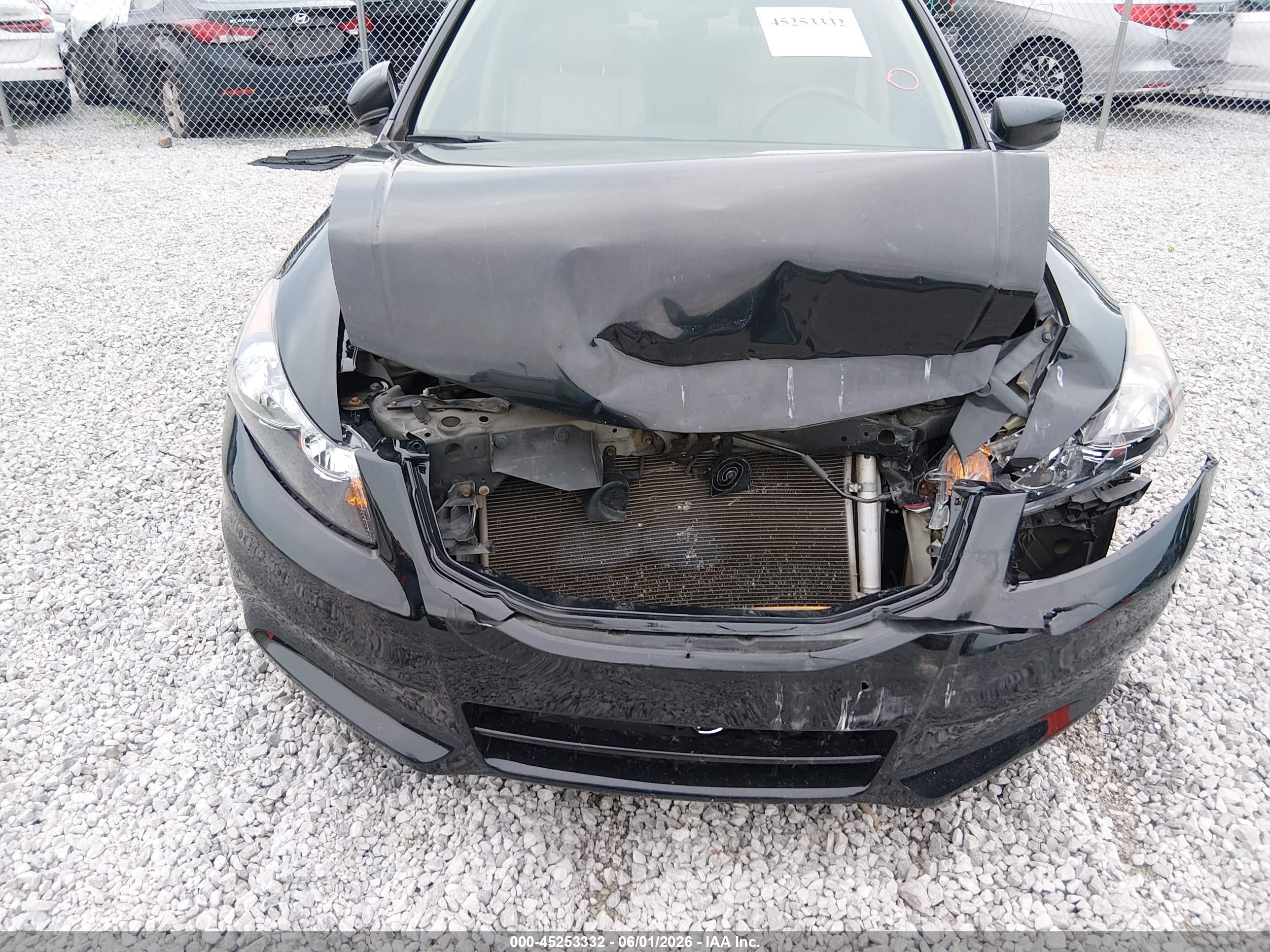 2011 Honda Accord 2.4 Se Black vin: 1HGCP2F60BA139821