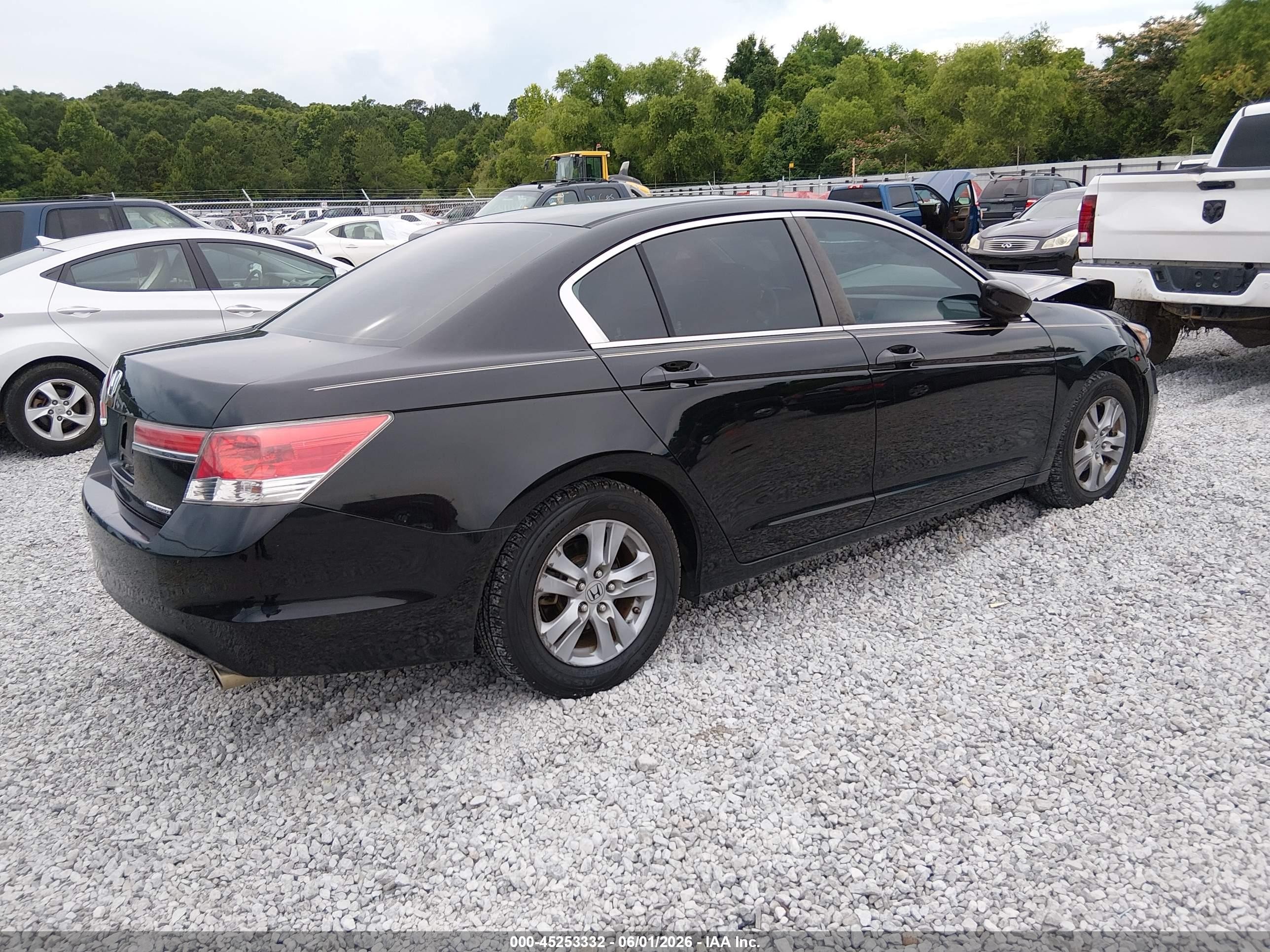 2011 Honda Accord 2.4 Se Black vin: 1HGCP2F60BA139821