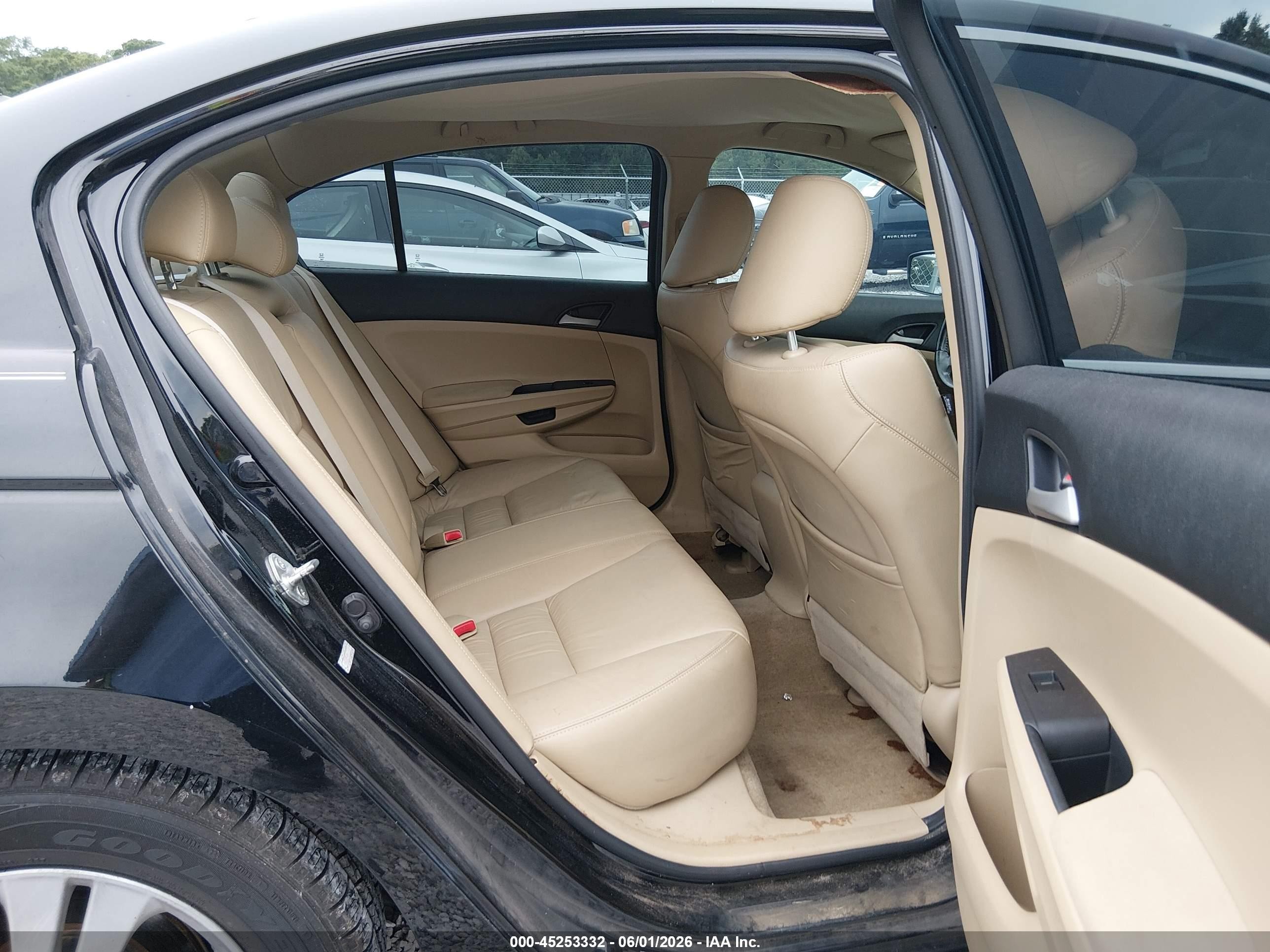 2011 Honda Accord 2.4 Se Black vin: 1HGCP2F60BA139821