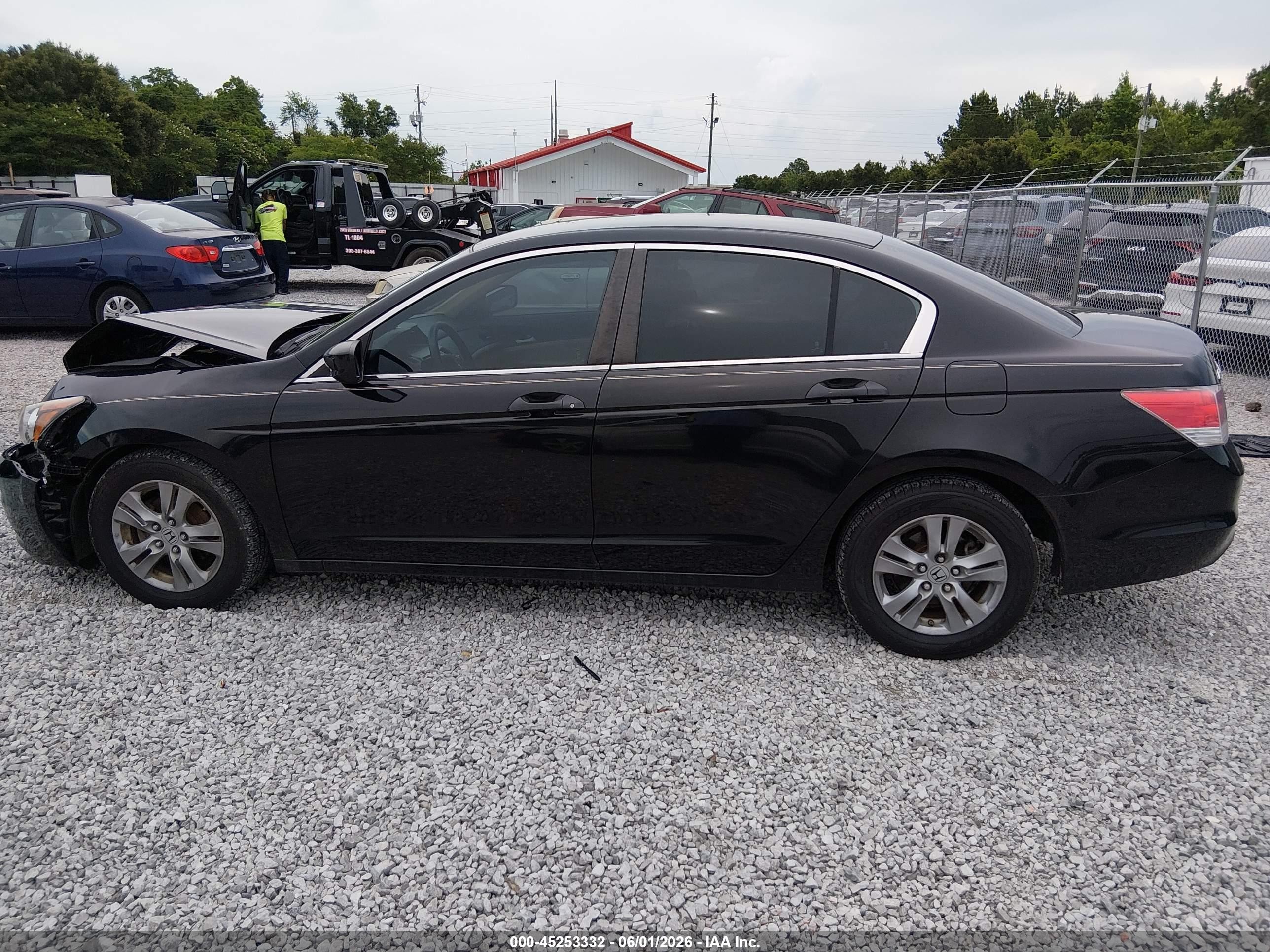 2011 Honda Accord 2.4 Se Black vin: 1HGCP2F60BA139821