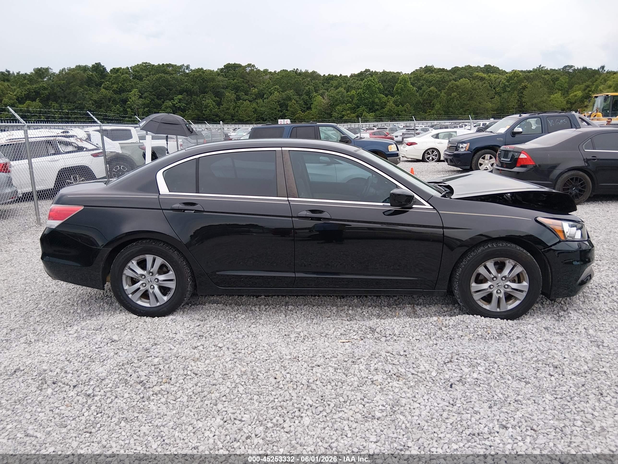 2011 Honda Accord 2.4 Se Black vin: 1HGCP2F60BA139821