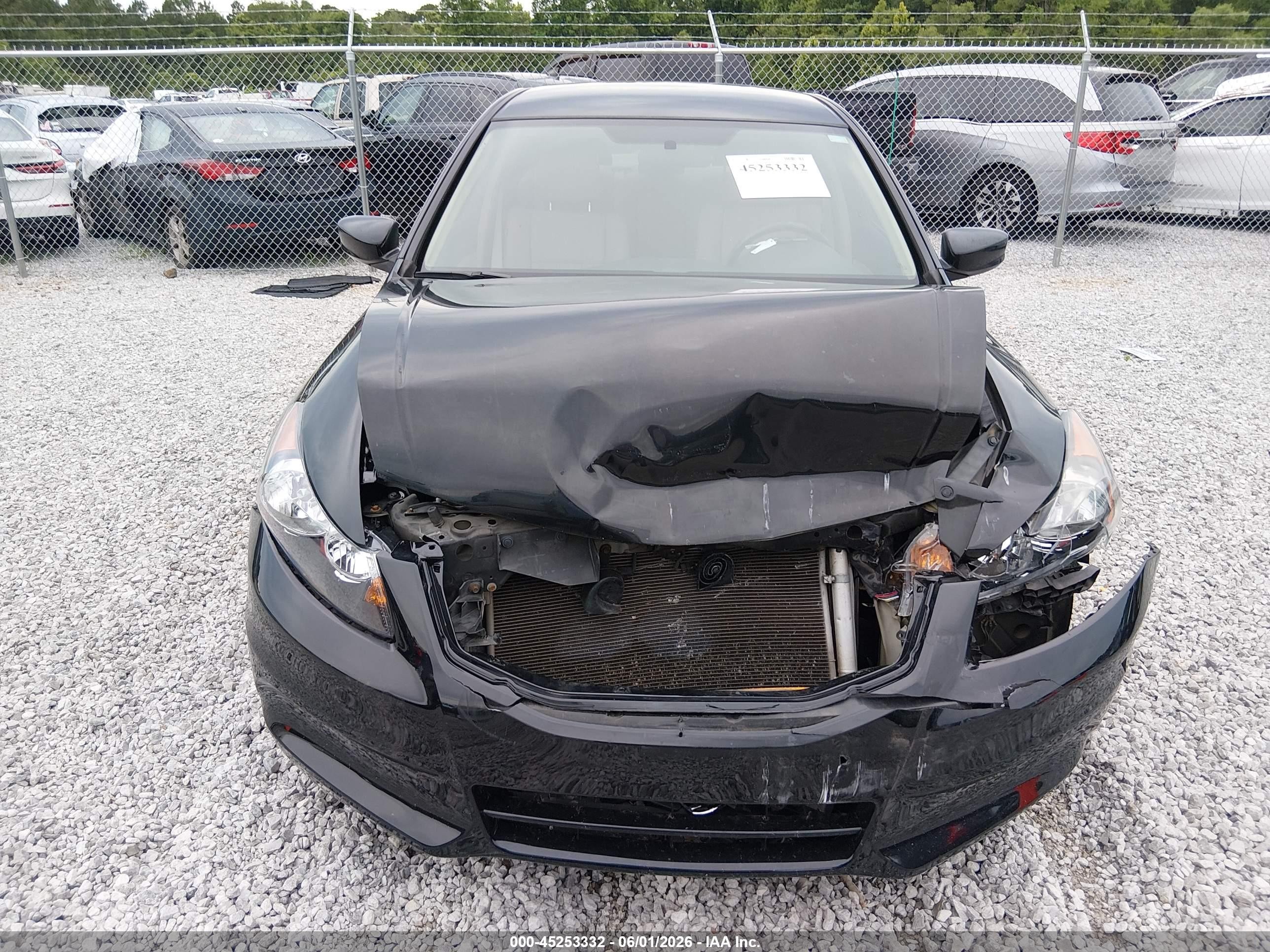 2011 Honda Accord 2.4 Se Black vin: 1HGCP2F60BA139821