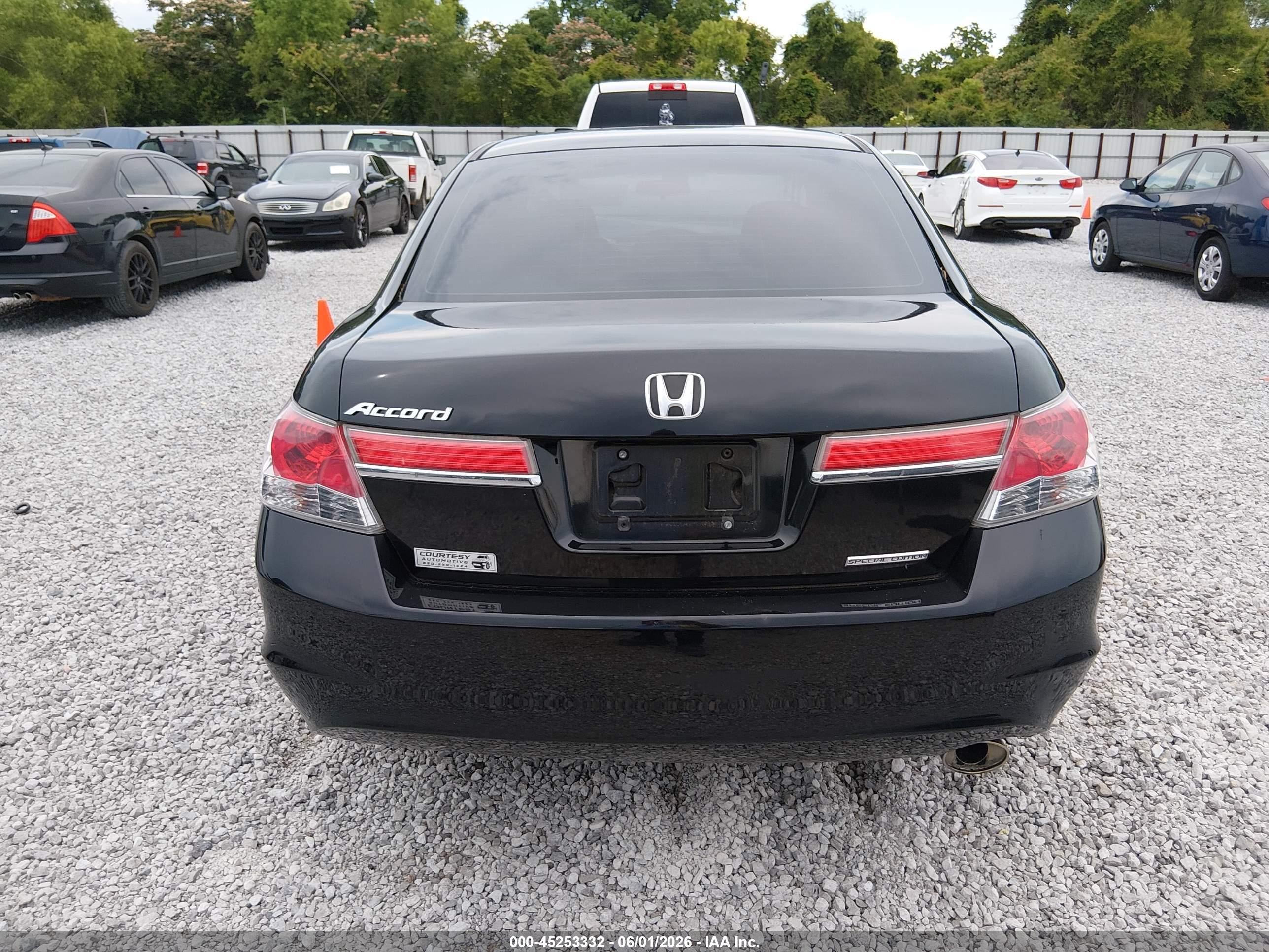 2011 Honda Accord 2.4 Se Black vin: 1HGCP2F60BA139821