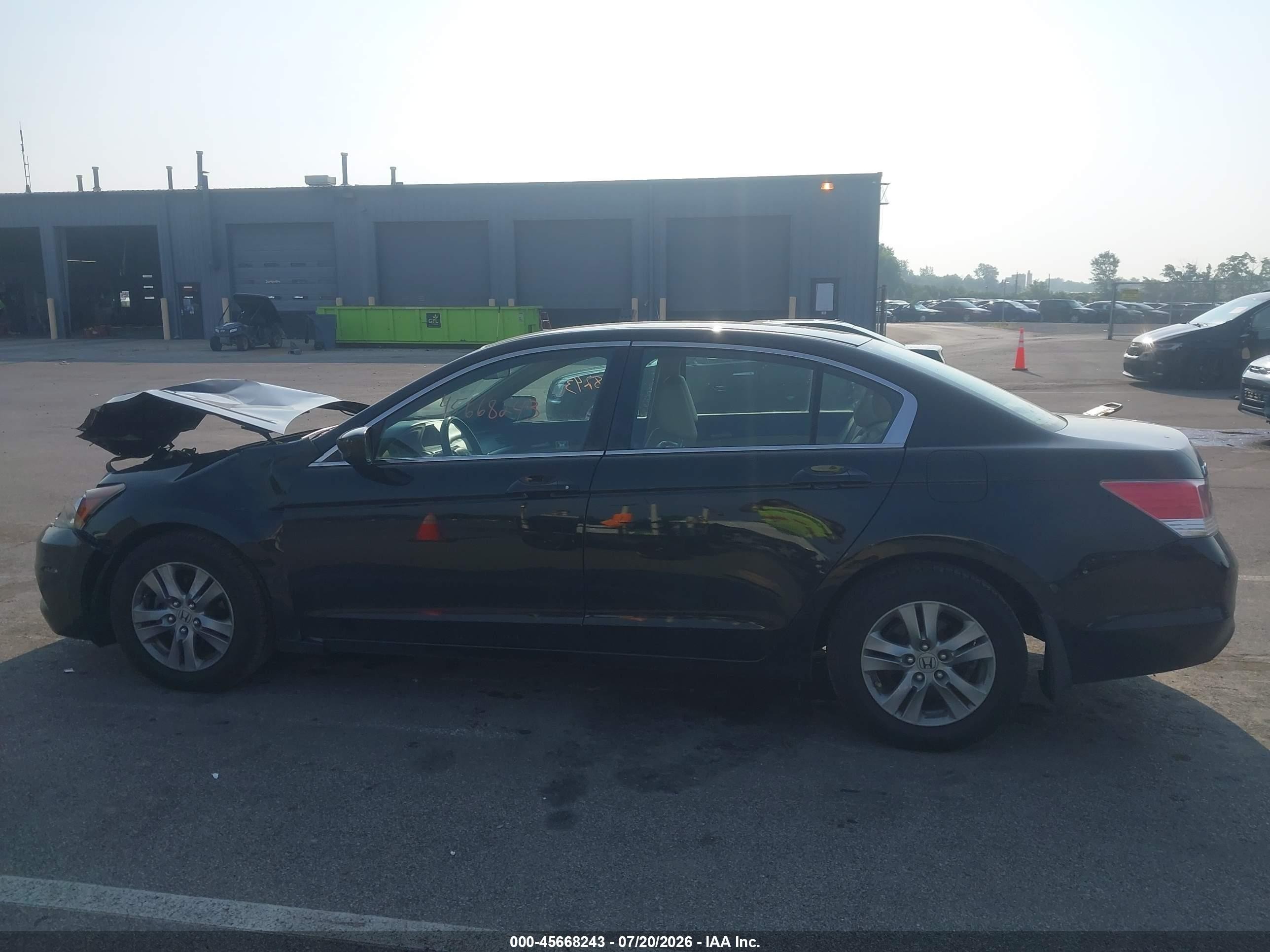 2011 Honda Accord 2.4 Se Black vin: 1HGCP2F60BA146056