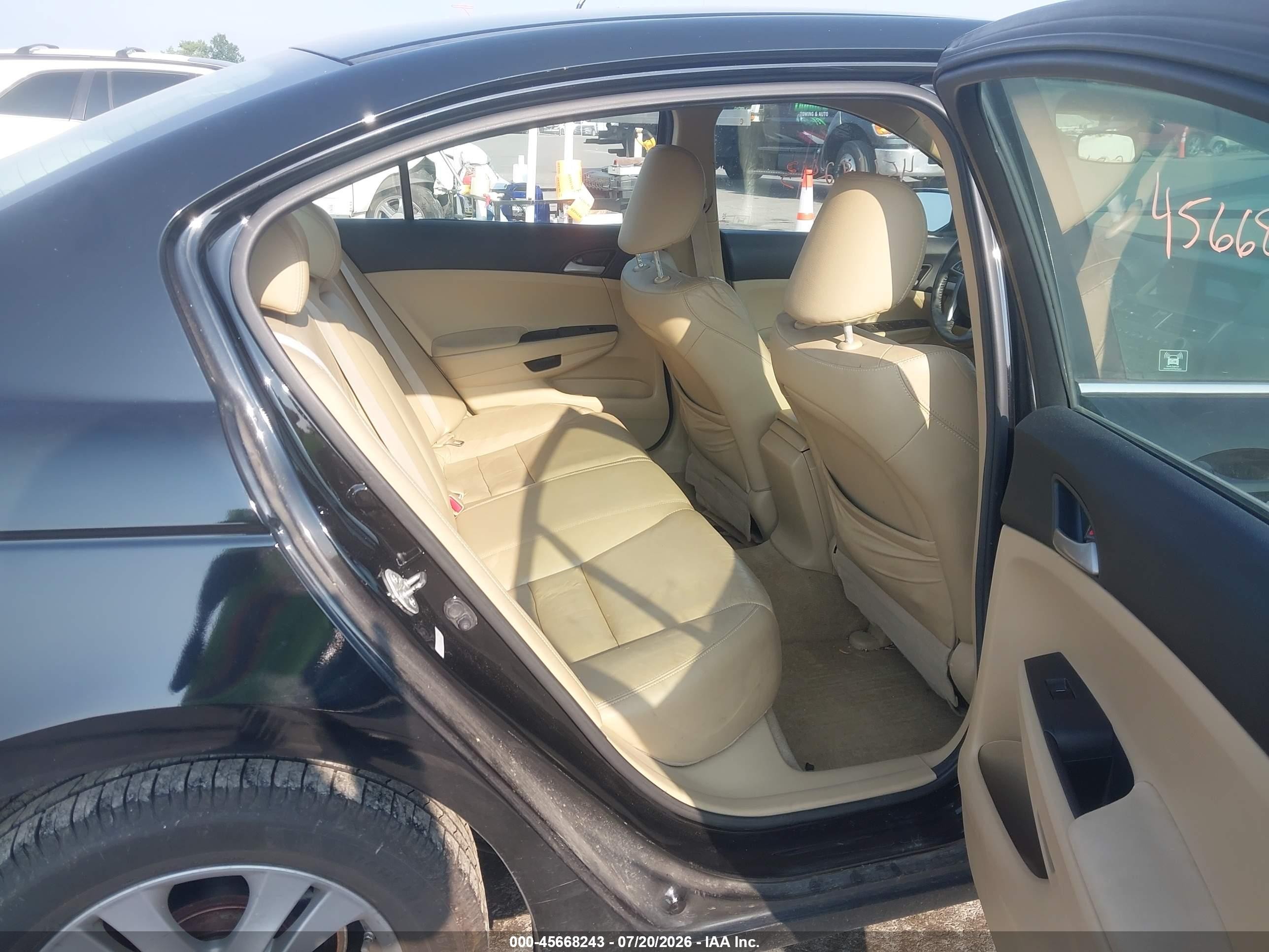 2011 Honda Accord 2.4 Se Black vin: 1HGCP2F60BA146056