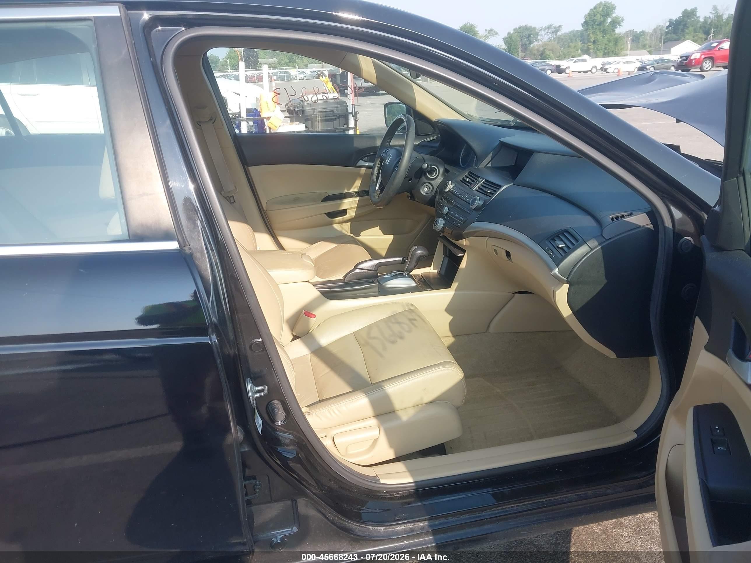2011 Honda Accord 2.4 Se Black vin: 1HGCP2F60BA146056