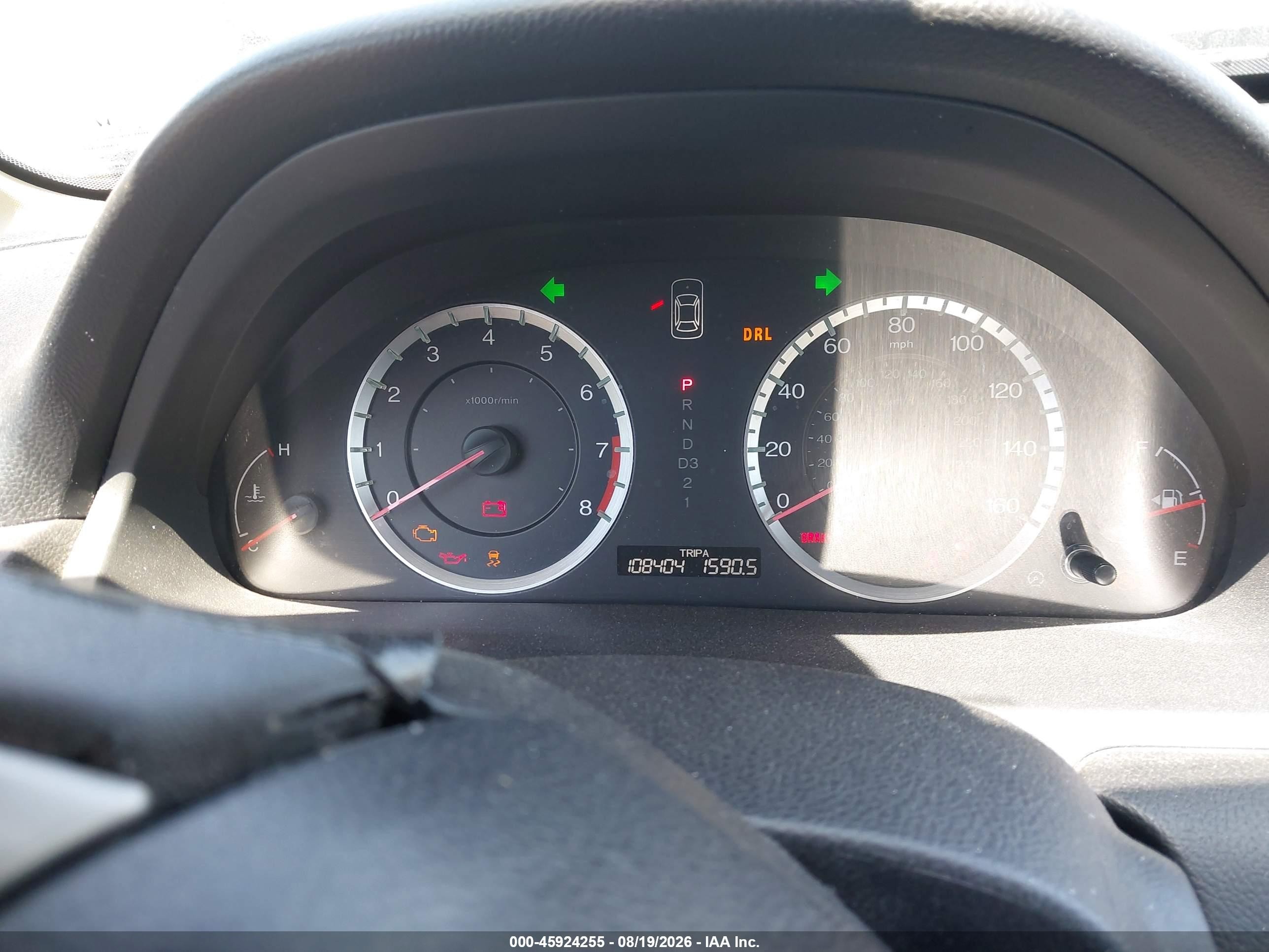 2011 Honda Accord 2.4 Se Черный vin: 1HGCP2F60BA154786