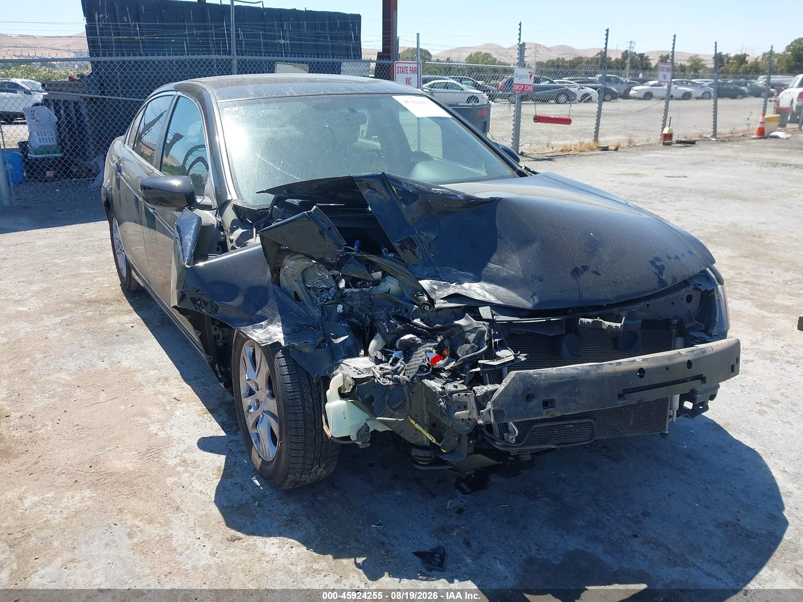 2011 Honda Accord 2.4 Se Черный vin: 1HGCP2F60BA154786
