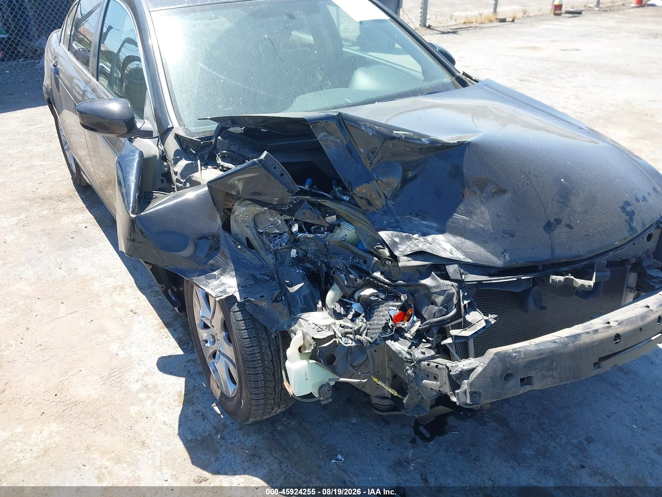 2011 Honda Accord 2.4 Se Черный vin: 1HGCP2F60BA154786