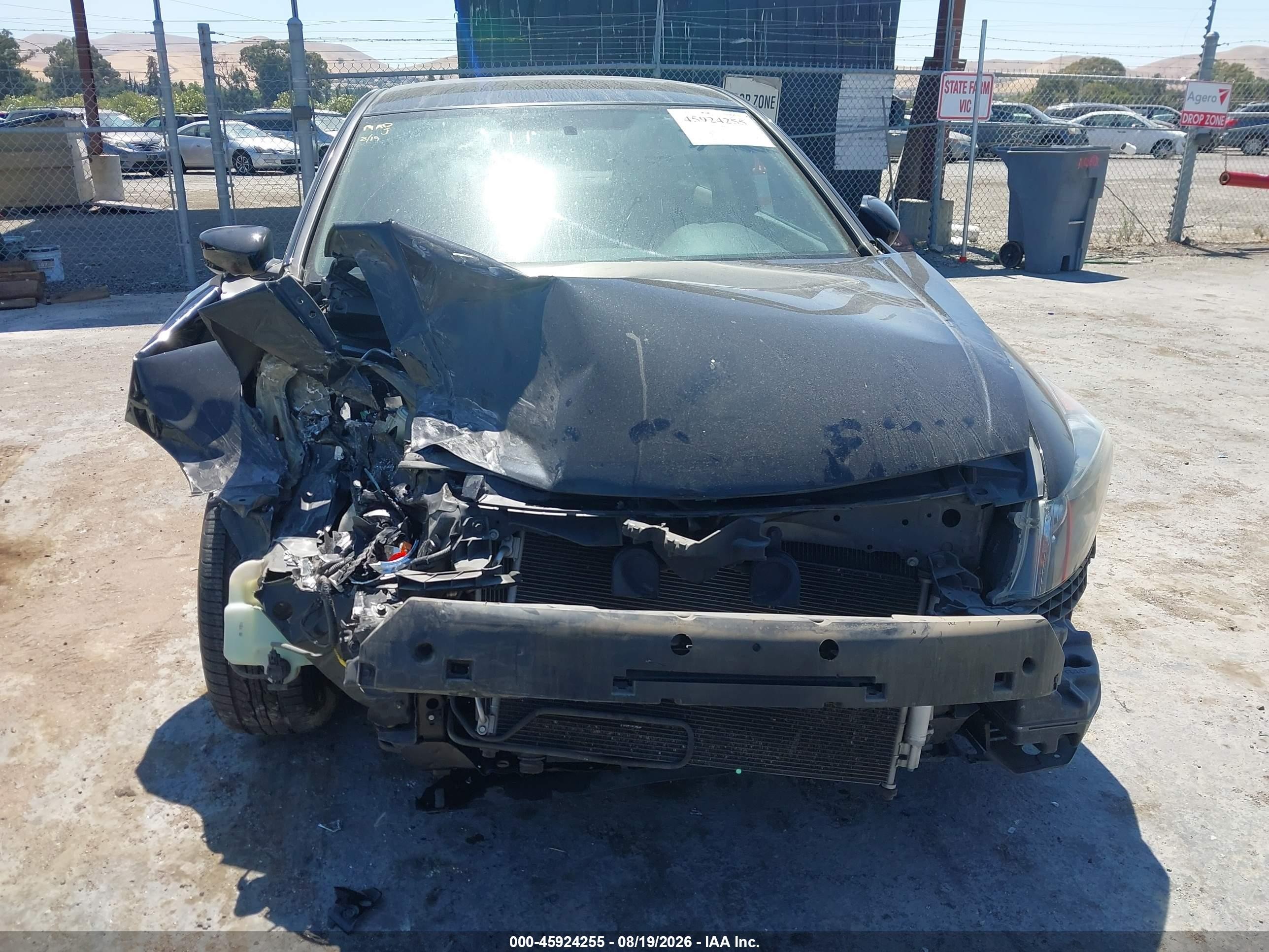 2011 Honda Accord 2.4 Se Черный vin: 1HGCP2F60BA154786