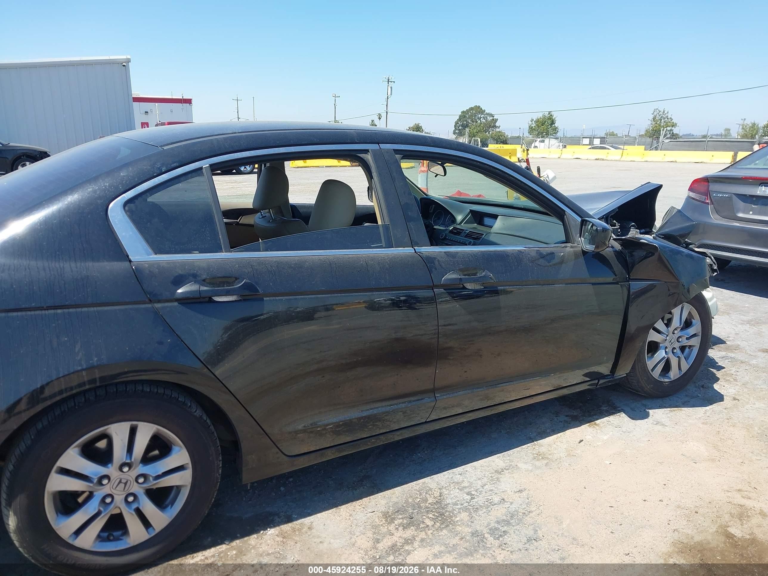 2011 Honda Accord 2.4 Se Черный vin: 1HGCP2F60BA154786