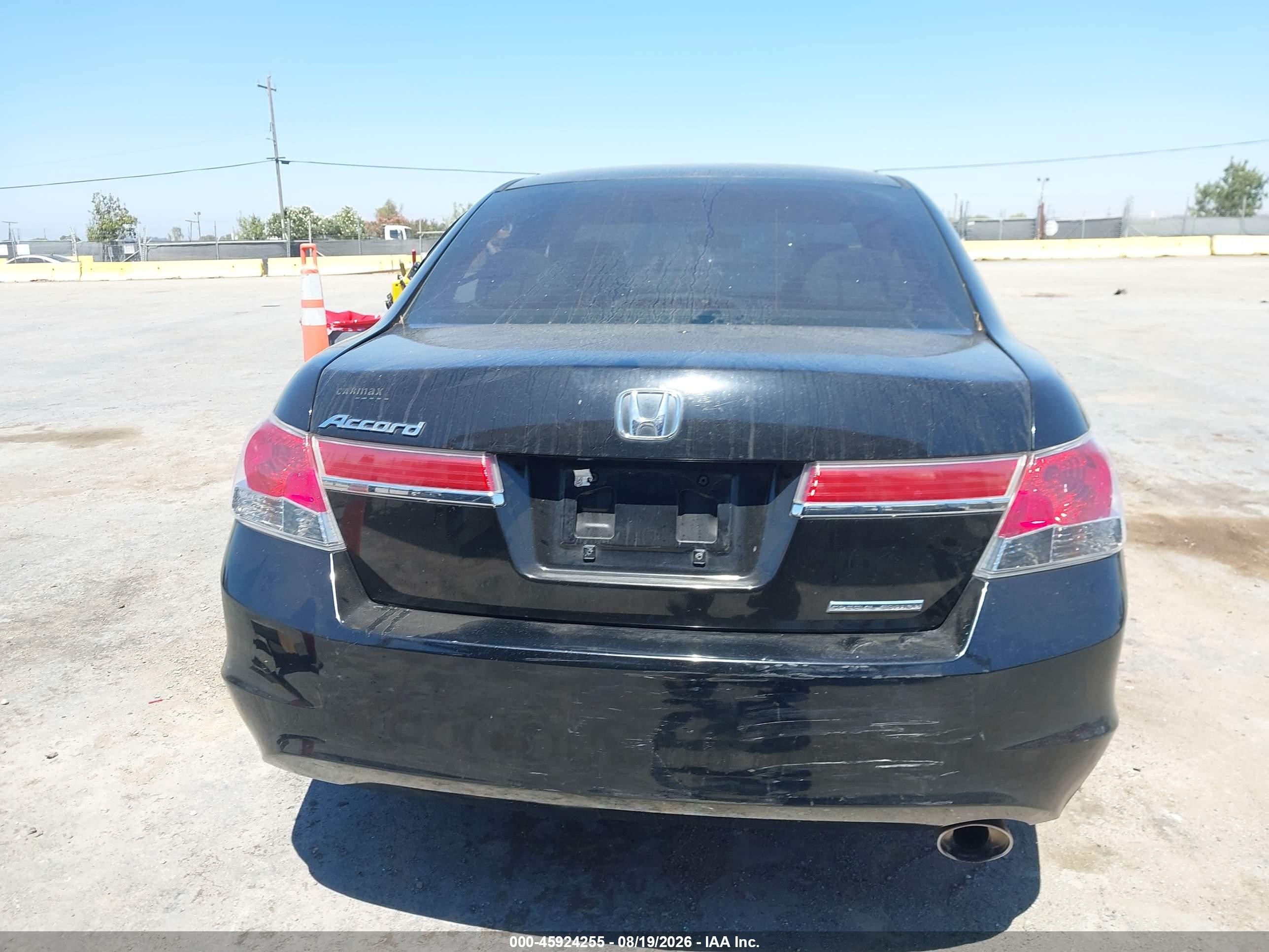 2011 Honda Accord 2.4 Se Черный vin: 1HGCP2F60BA154786
