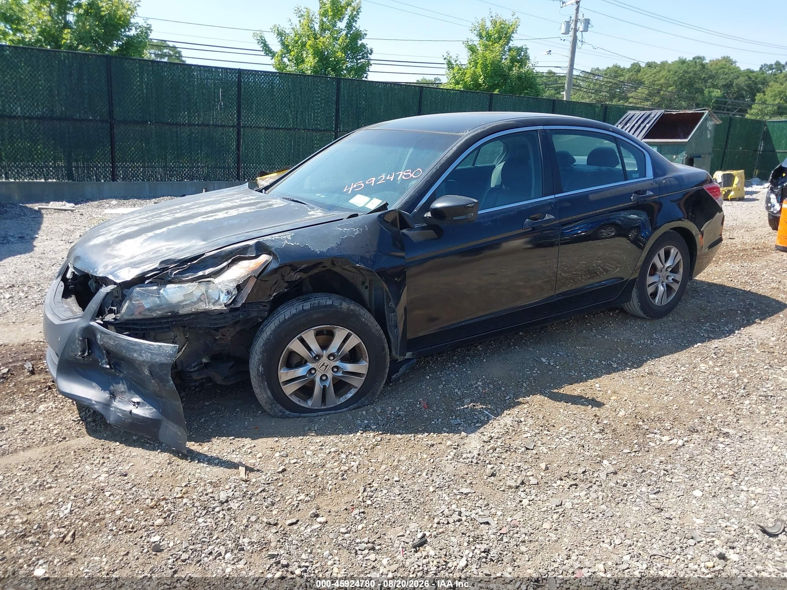 2011 Honda Accord 2.4 Se Black vin: 1HGCP2F60BA158188
