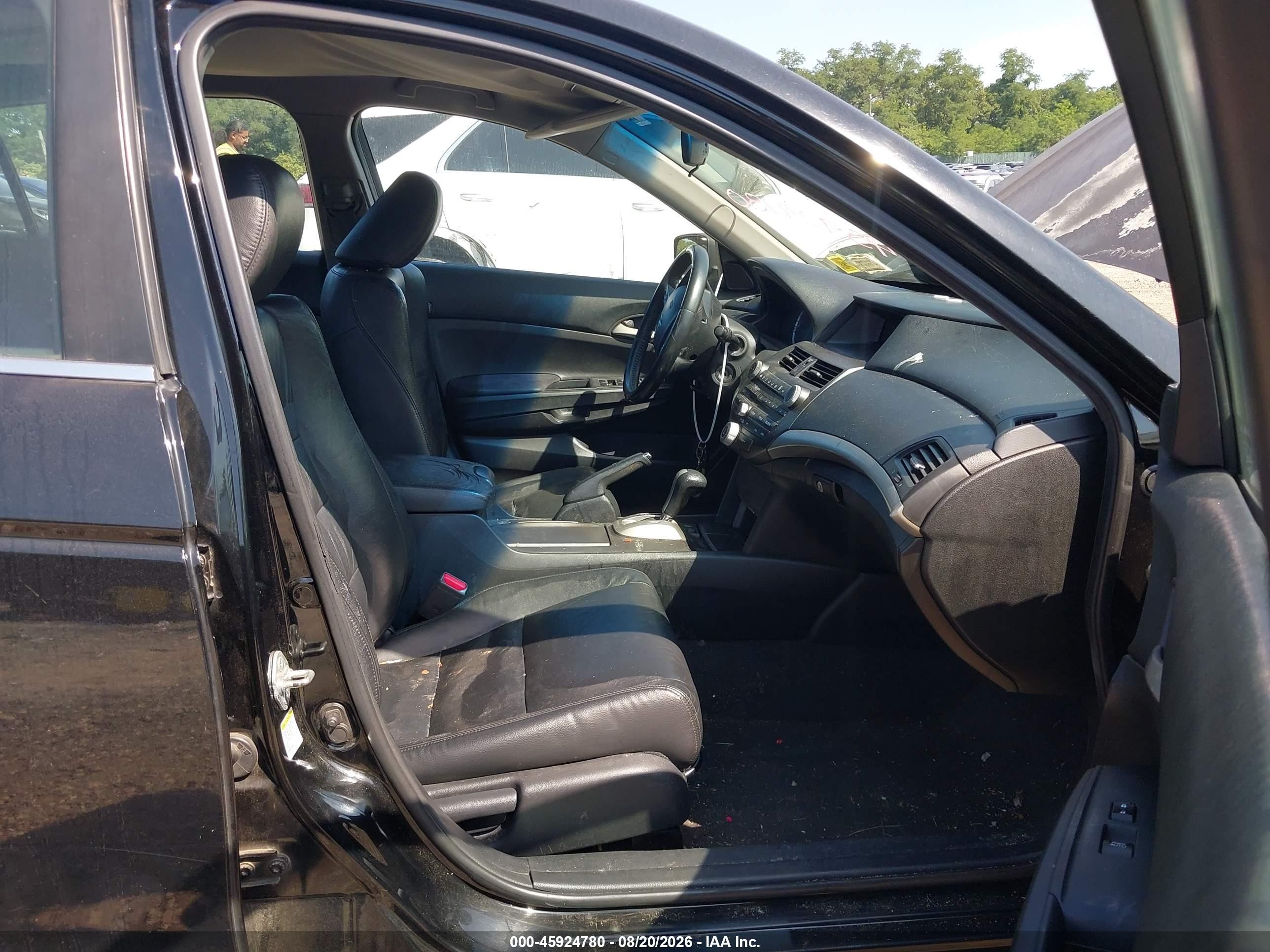 2011 Honda Accord 2.4 Se Black vin: 1HGCP2F60BA158188