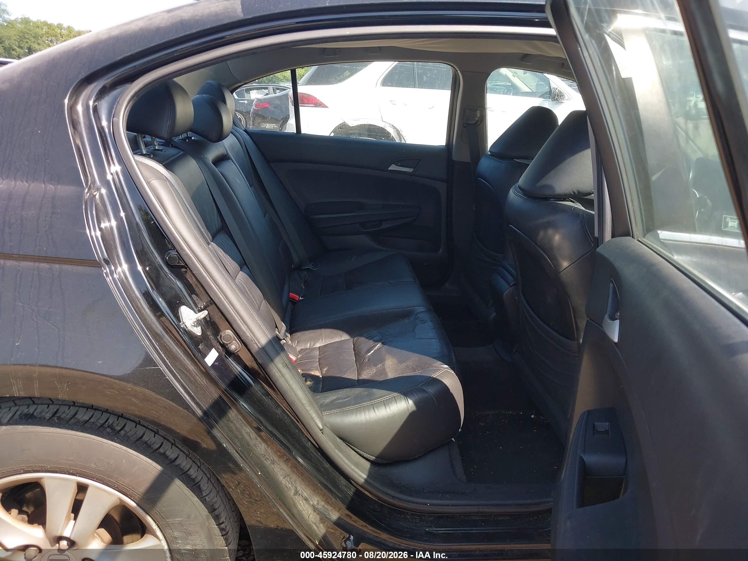 2011 Honda Accord 2.4 Se Black vin: 1HGCP2F60BA158188
