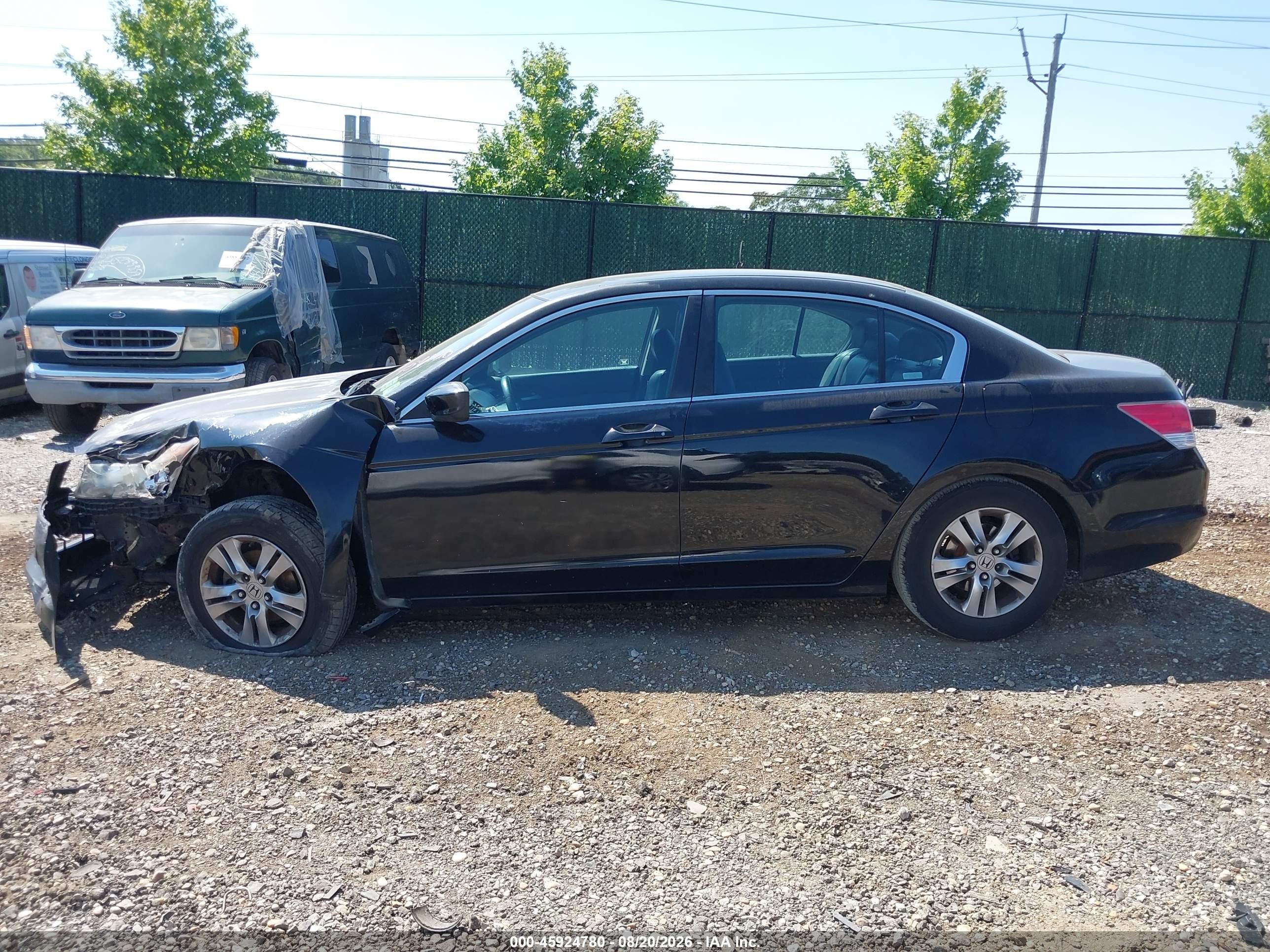 2011 Honda Accord 2.4 Se Black vin: 1HGCP2F60BA158188