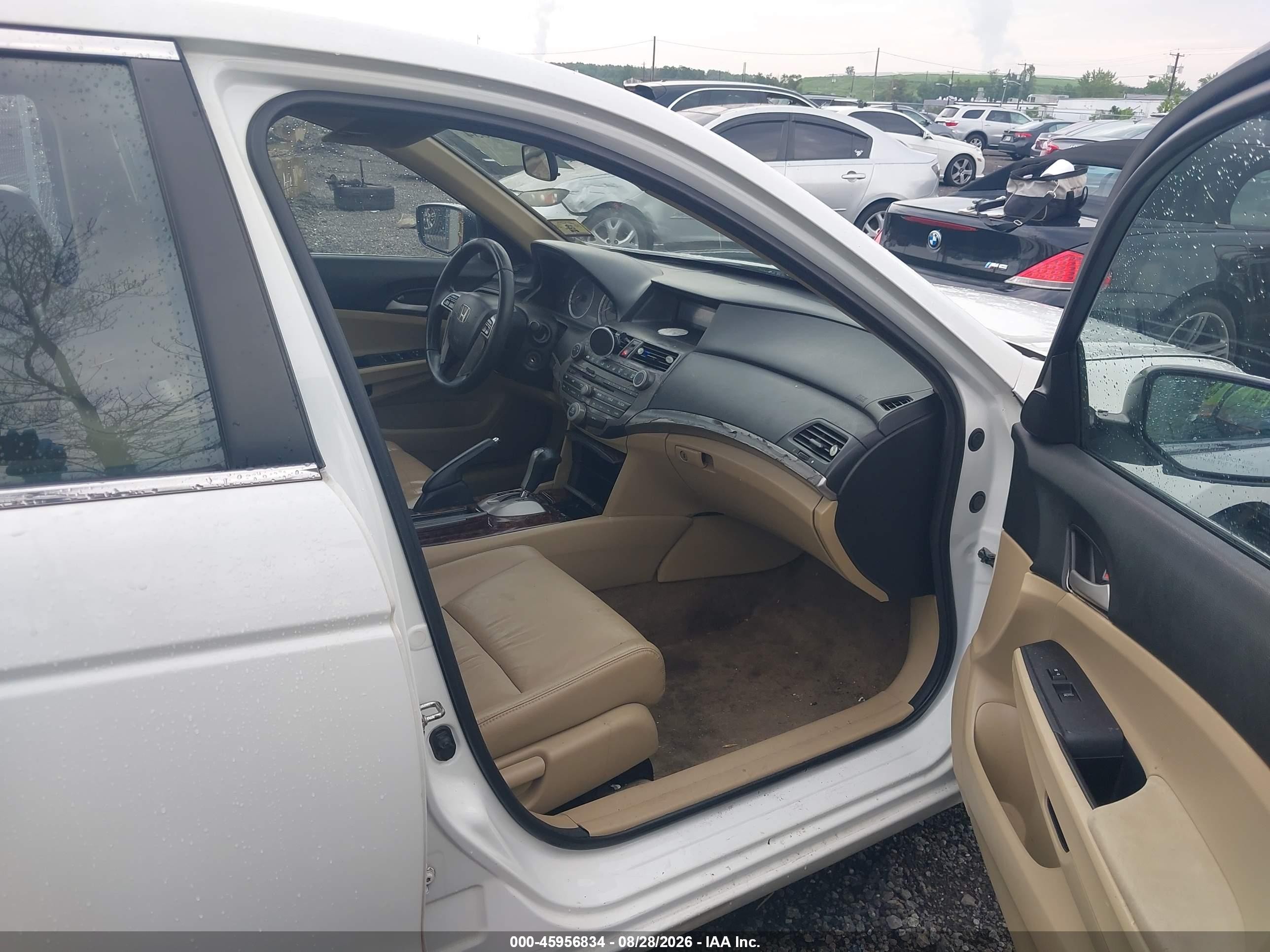 2012 Honda Accord 2.4 Se Белый vin: 1HGCP2F60CA031698