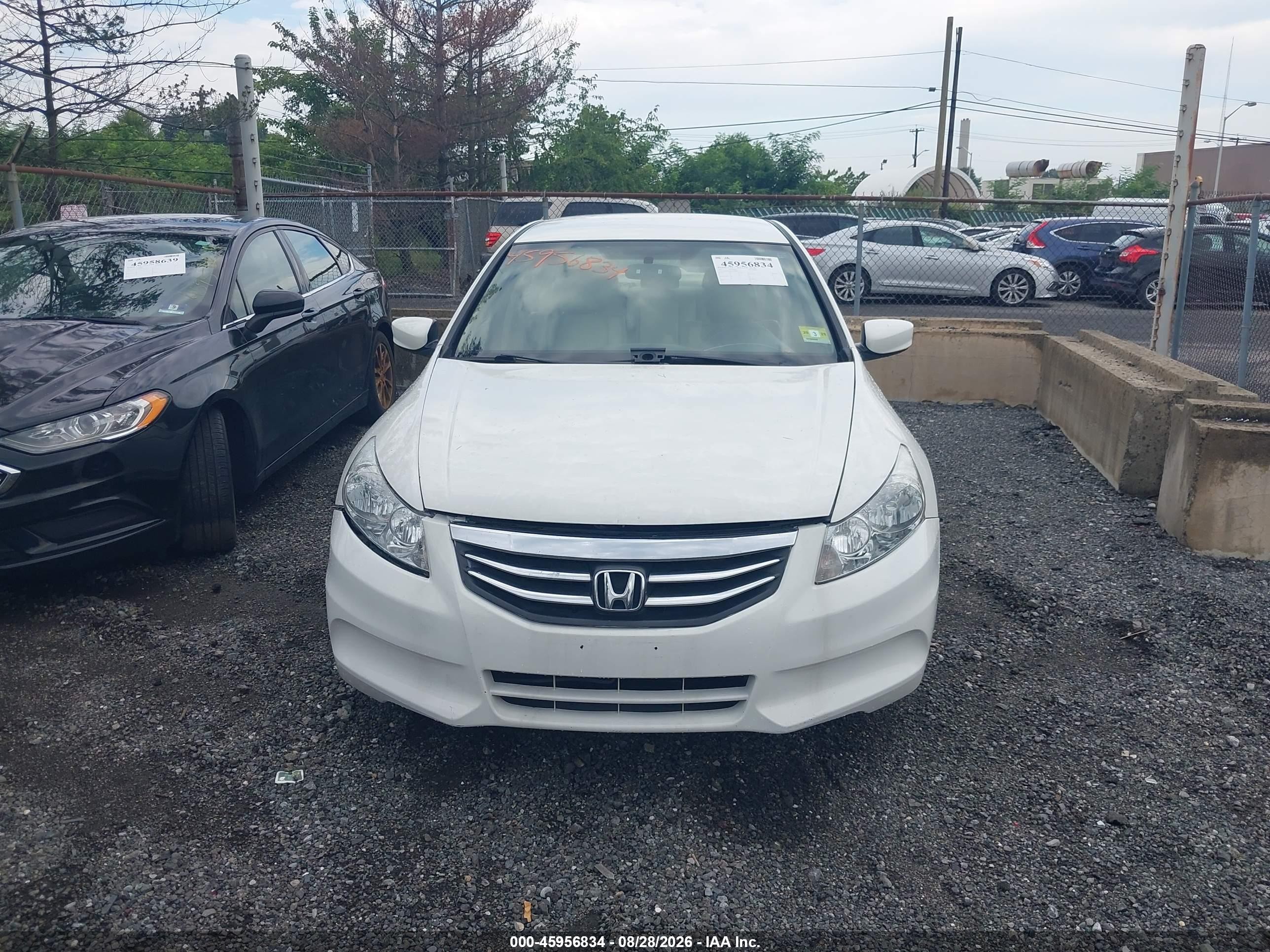 2012 Honda Accord 2.4 Se Белый vin: 1HGCP2F60CA031698