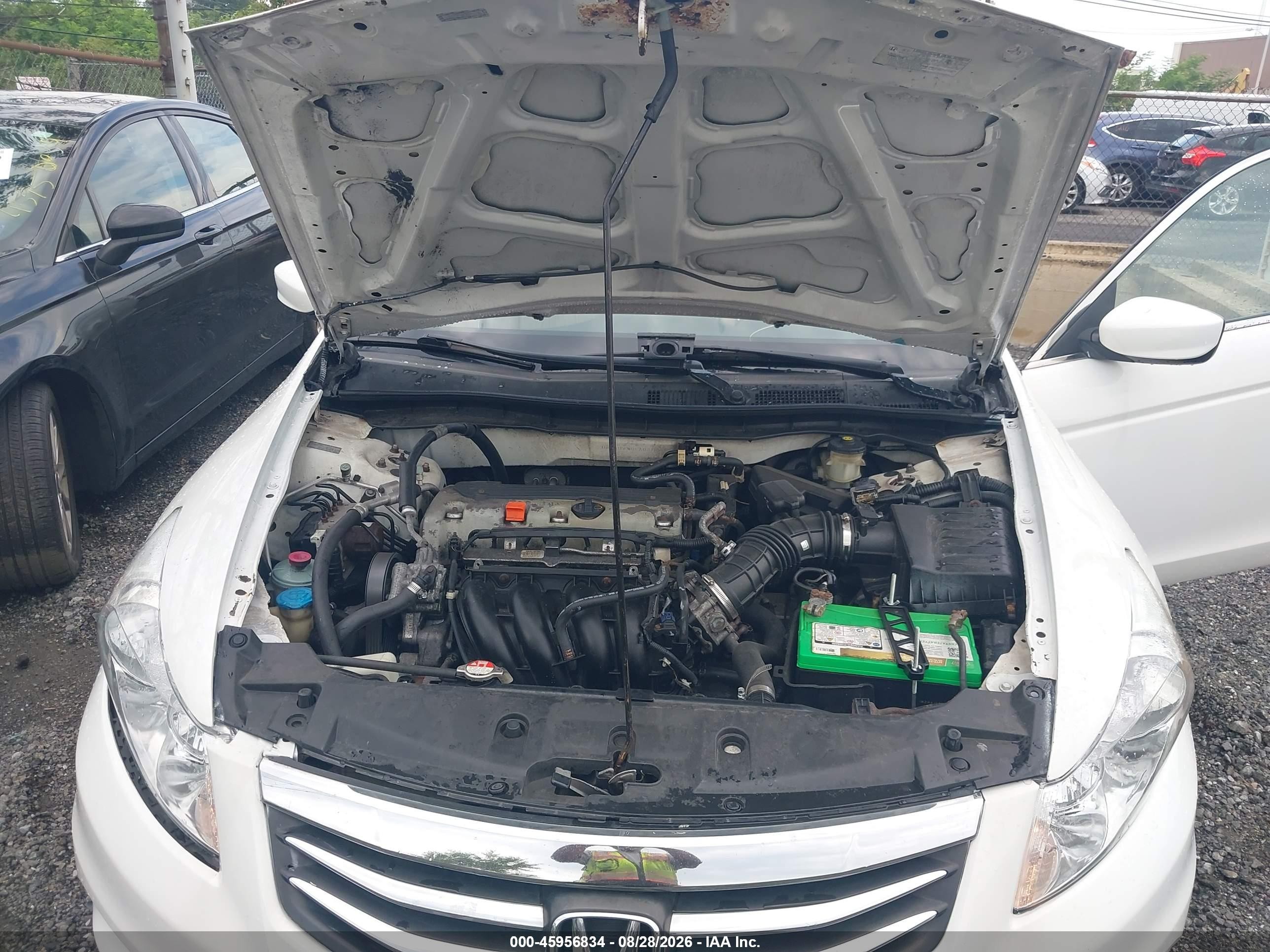 2012 Honda Accord 2.4 Se Белый vin: 1HGCP2F60CA031698