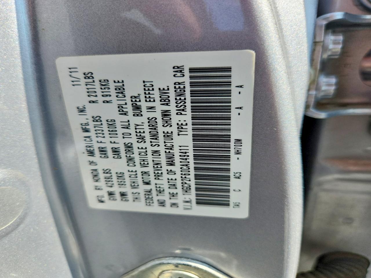2012 Honda Accord Se Серебряный vin: 1HGCP2F60CA049411