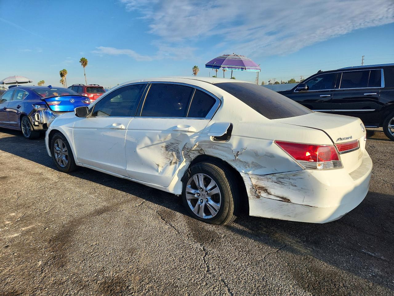 2012 Honda Accord Se Белый vin: 1HGCP2F60CA056939