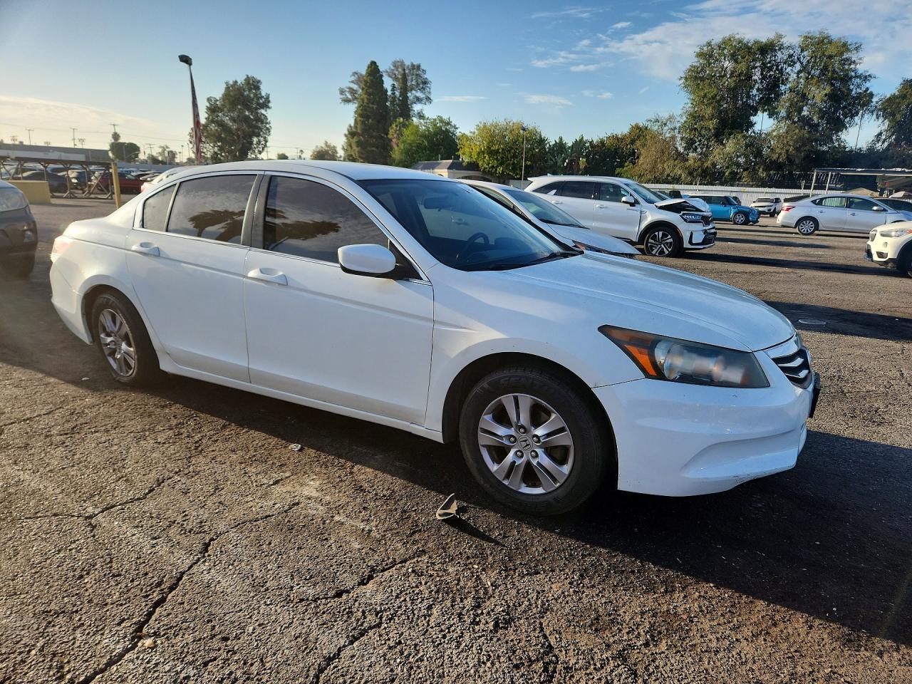2012 Honda Accord Se Белый vin: 1HGCP2F60CA056939