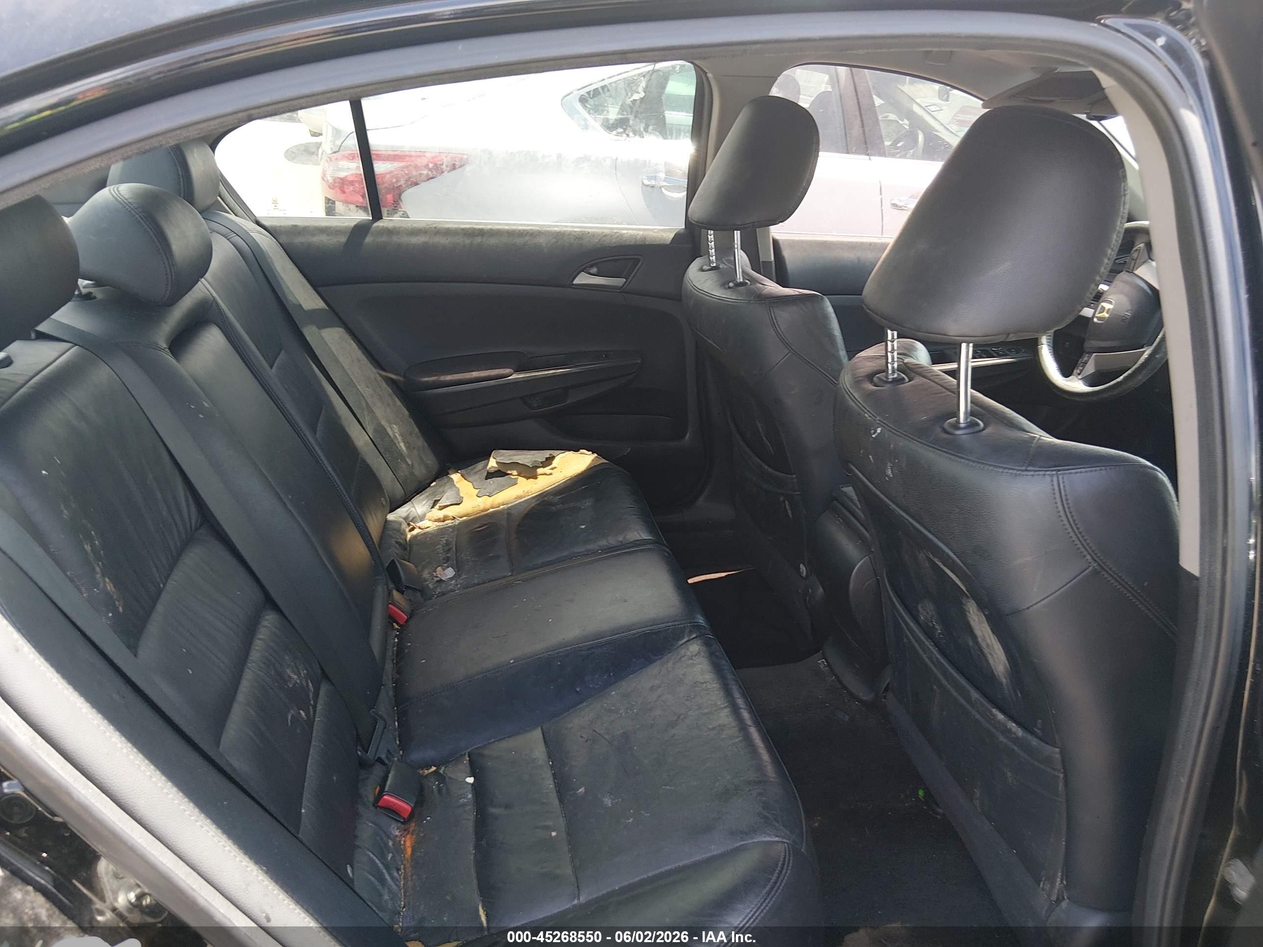 2012 Honda Accord 2.4 Se Black vin: 1HGCP2F60CA069366