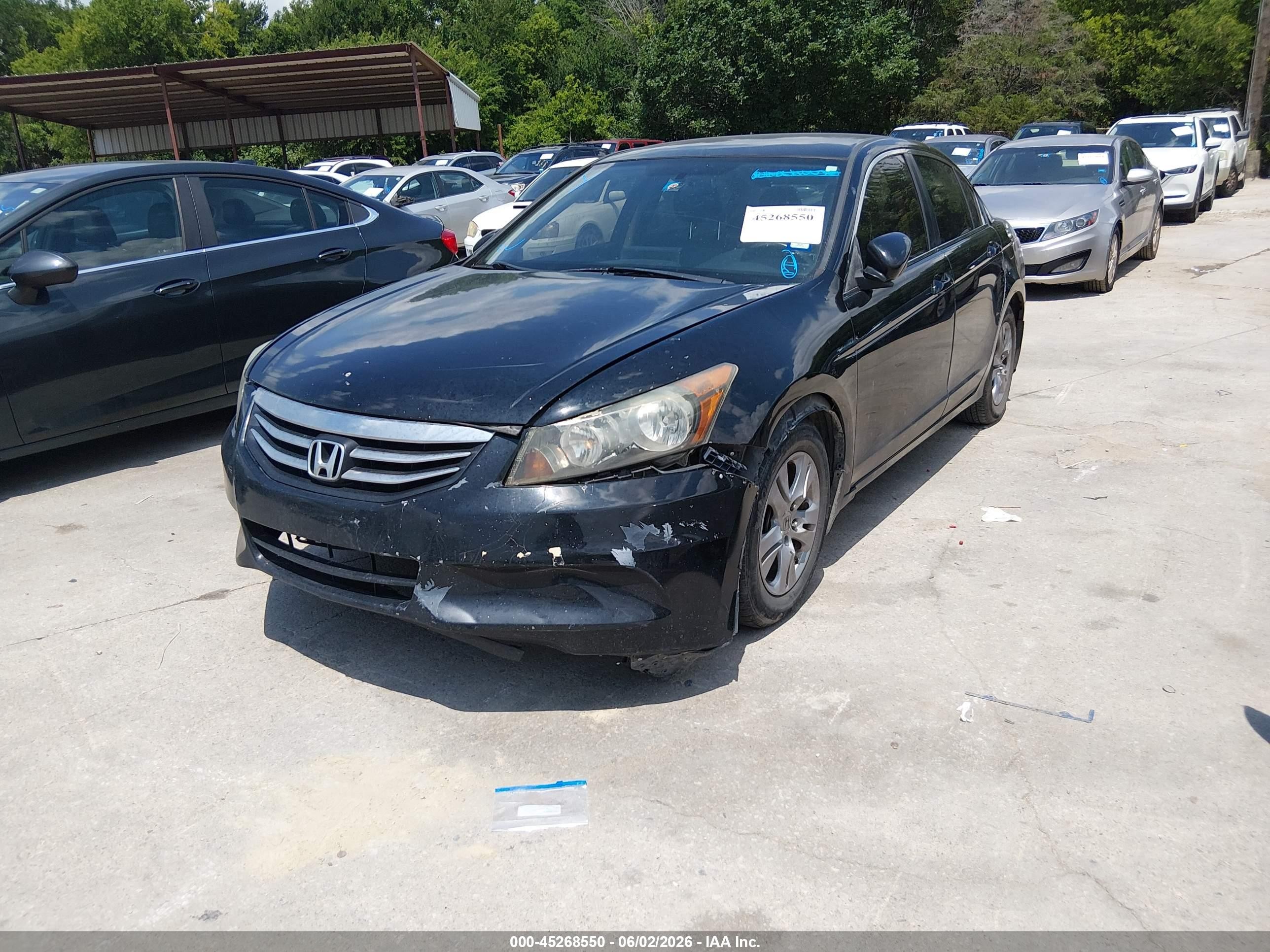 2012 Honda Accord 2.4 Se Black vin: 1HGCP2F60CA069366
