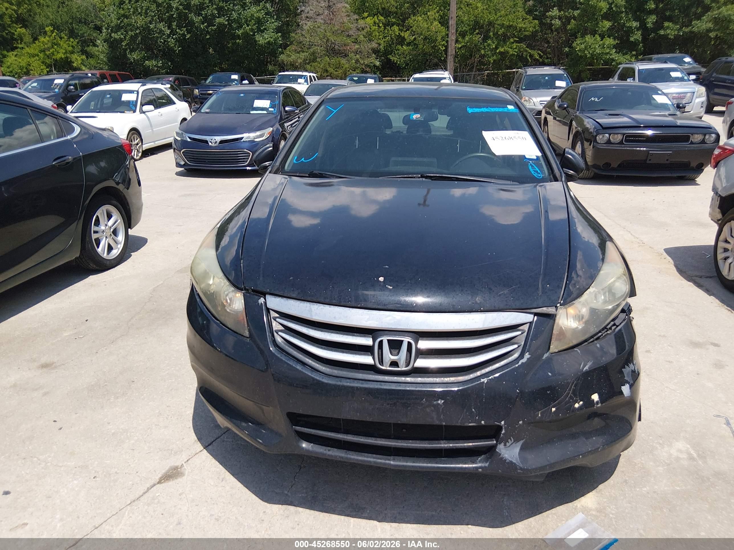 2012 Honda Accord 2.4 Se Black vin: 1HGCP2F60CA069366
