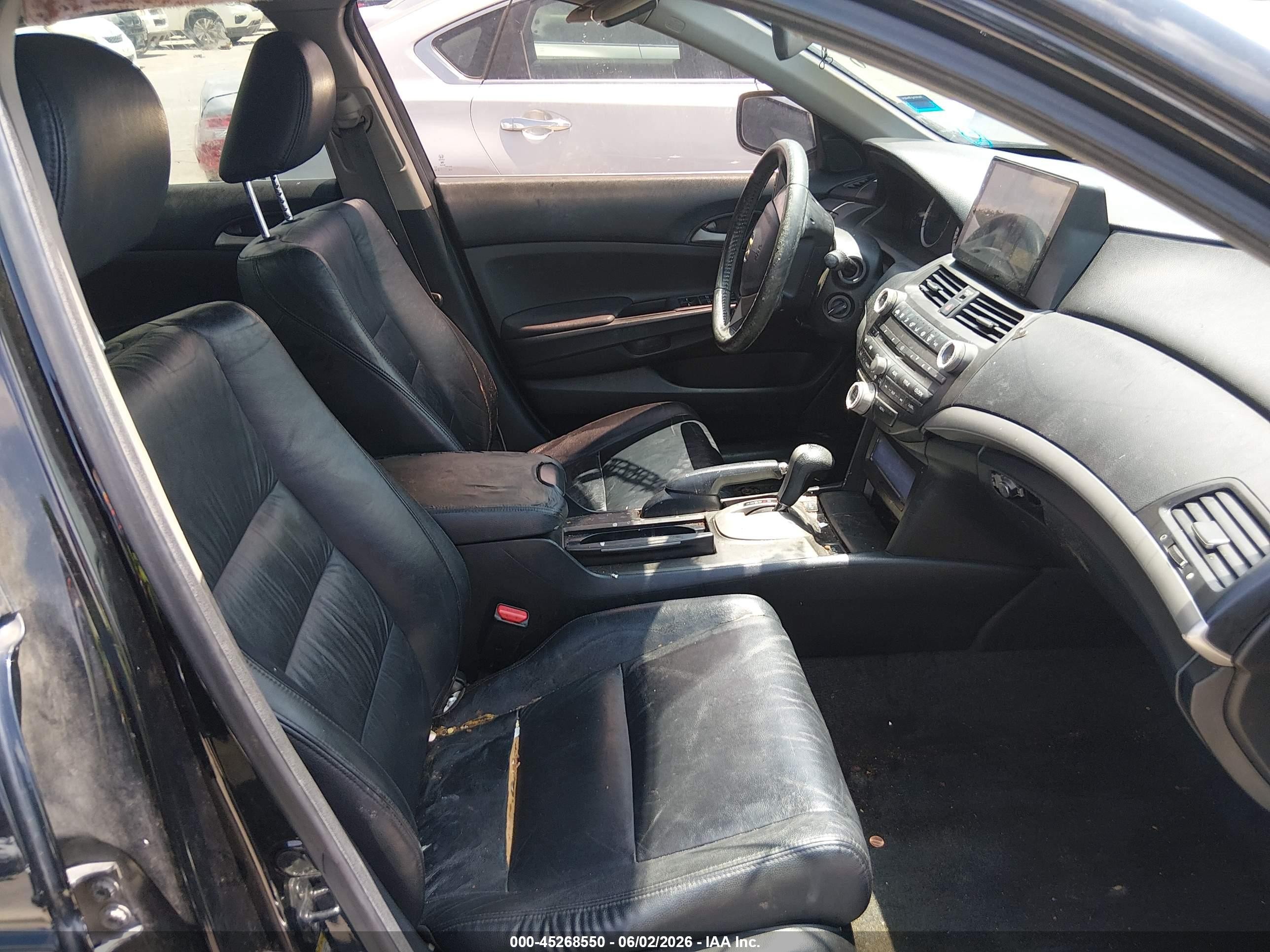 2012 Honda Accord 2.4 Se Black vin: 1HGCP2F60CA069366