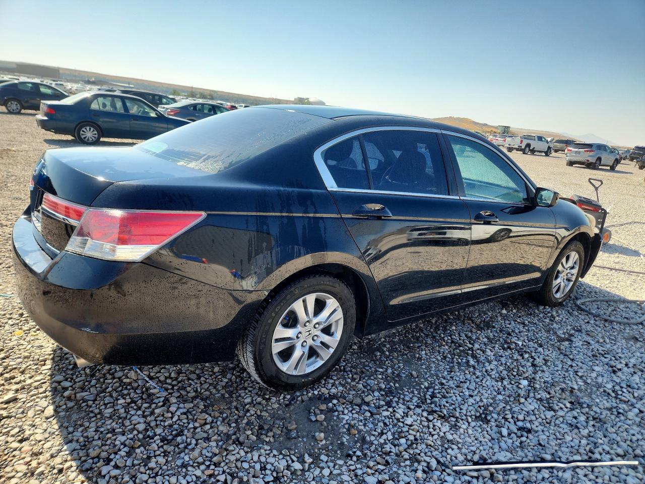 2012 Honda Accord Se Black vin: 1HGCP2F60CA078049