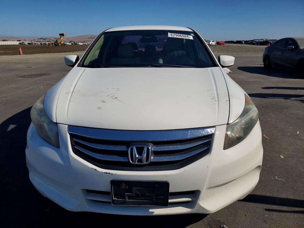 2012 Honda Accord White vin: 1HGCP2F60CA102821