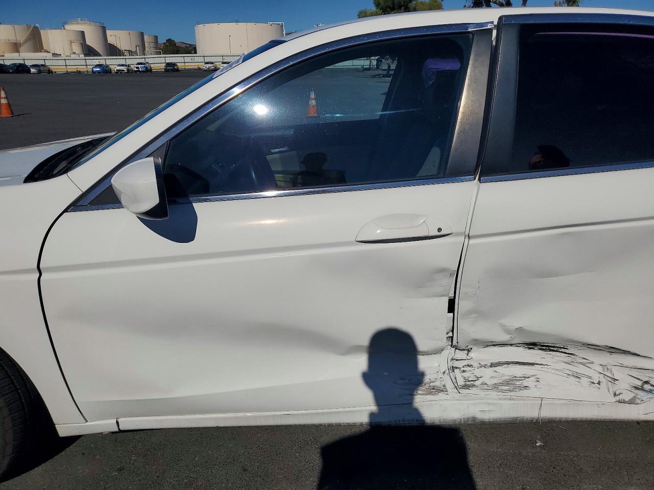 2012 Honda Accord White vin: 1HGCP2F60CA102821