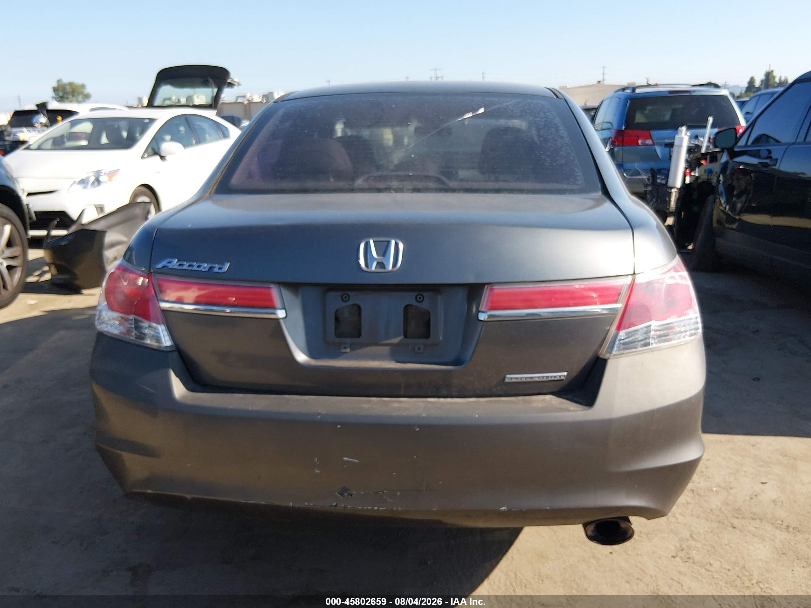 2012 Honda Accord 2.4 Se Gray vin: 1HGCP2F60CA104424