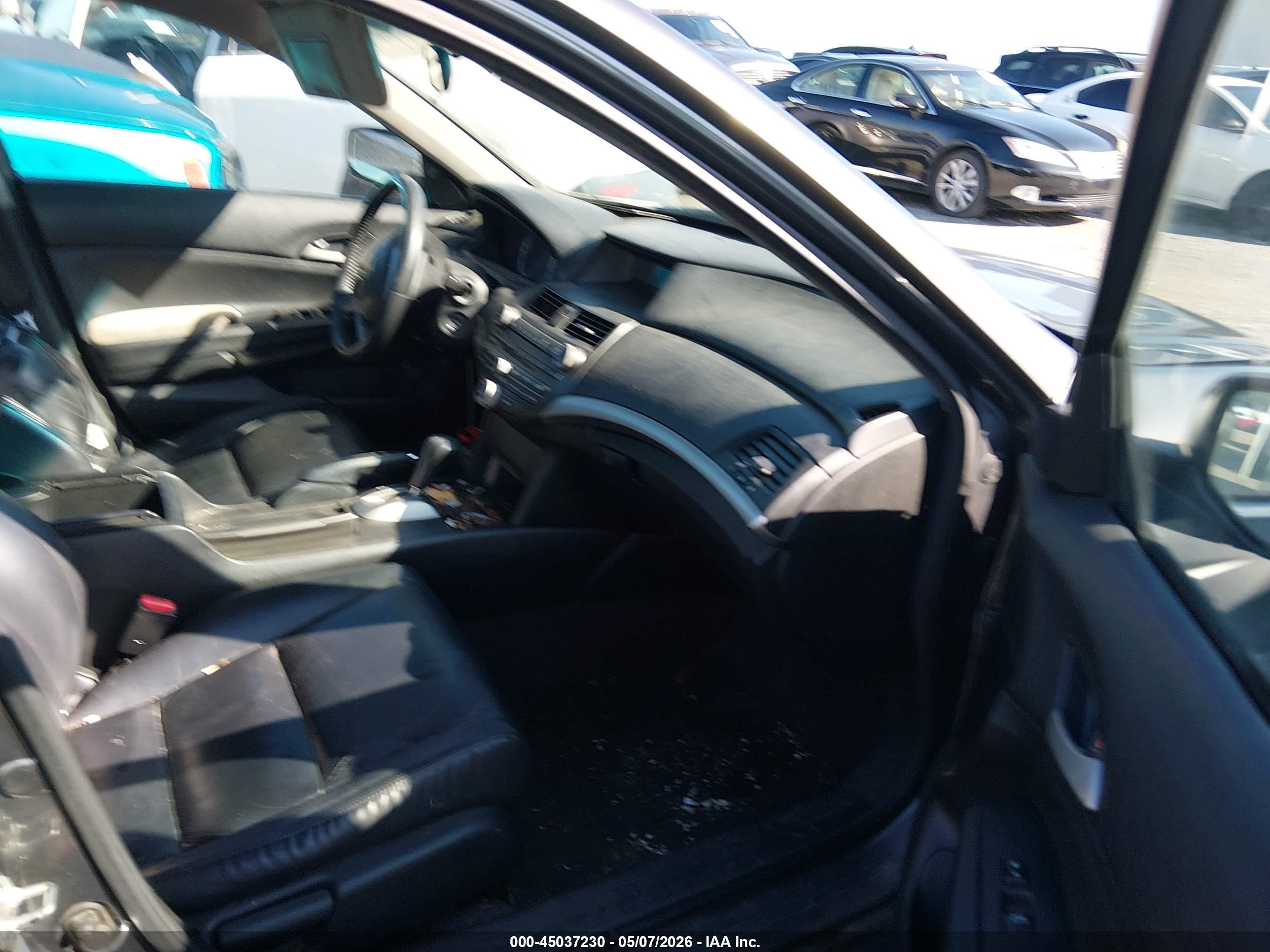 2012 Honda Accord 2.4 Se Gray vin: 1HGCP2F60CA120414