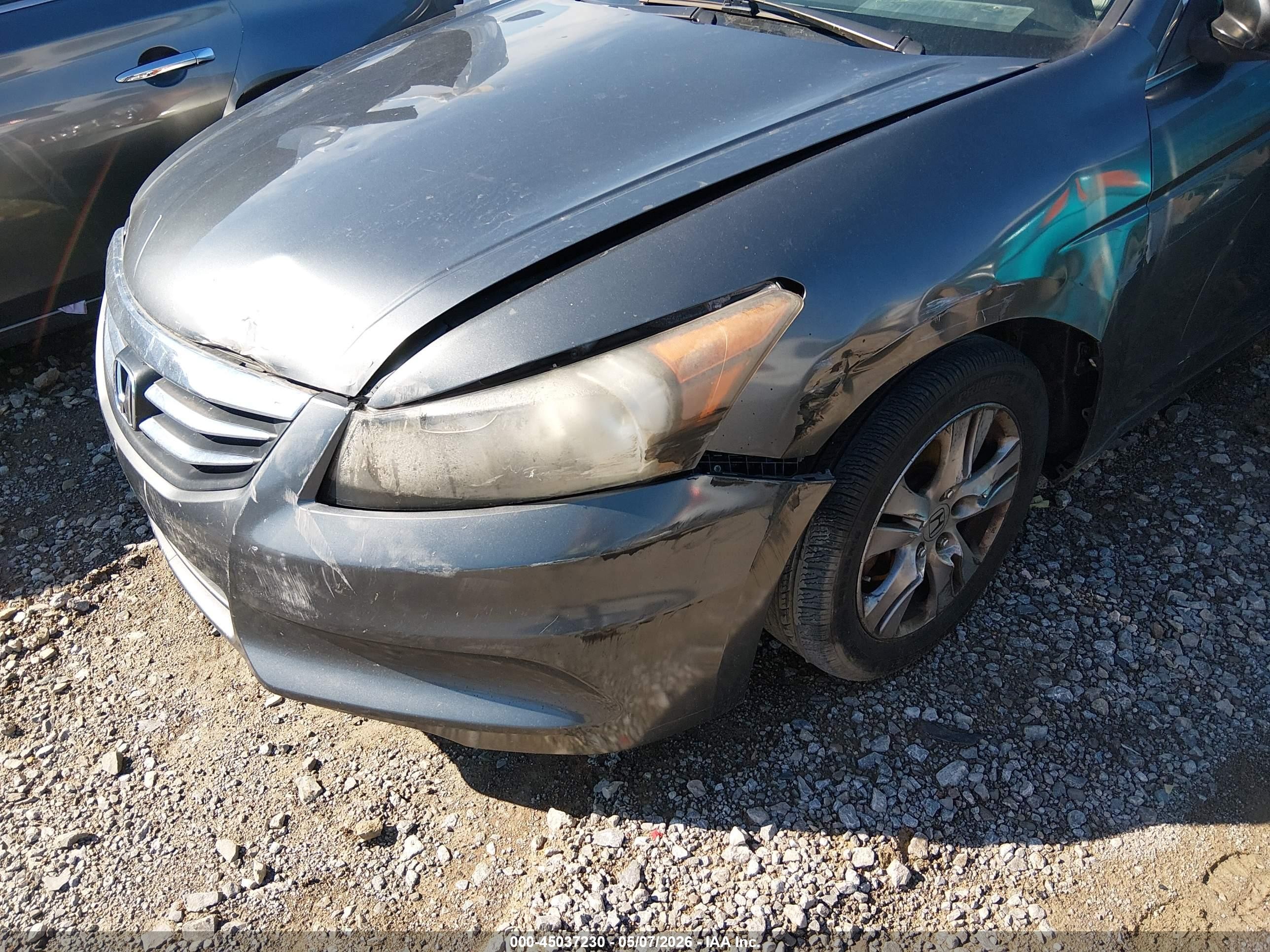 2012 Honda Accord 2.4 Se Gray vin: 1HGCP2F60CA120414