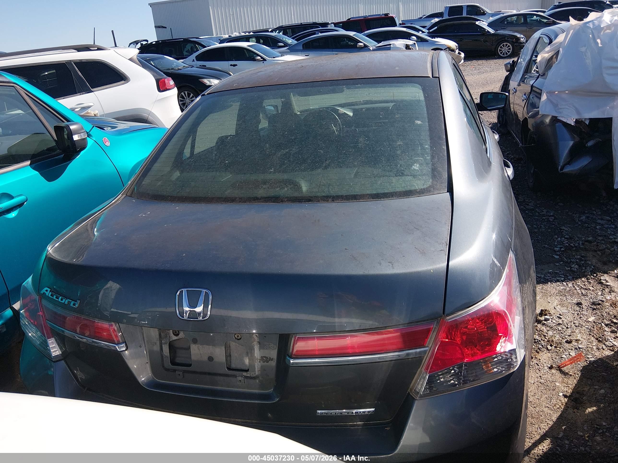 2012 Honda Accord 2.4 Se Gray vin: 1HGCP2F60CA120414