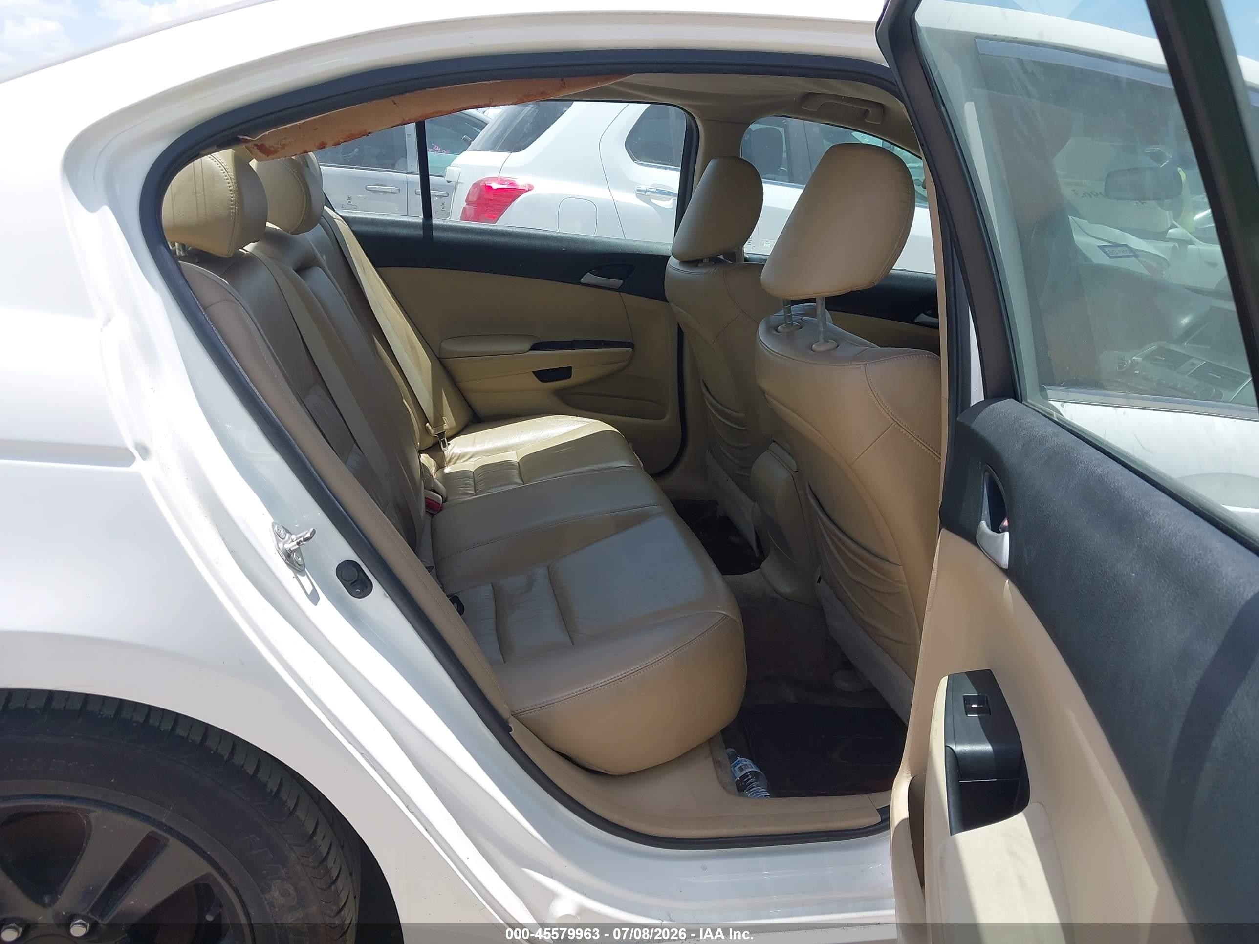 2012 Honda Accord 2.4 Se White vin: 1HGCP2F60CA131509