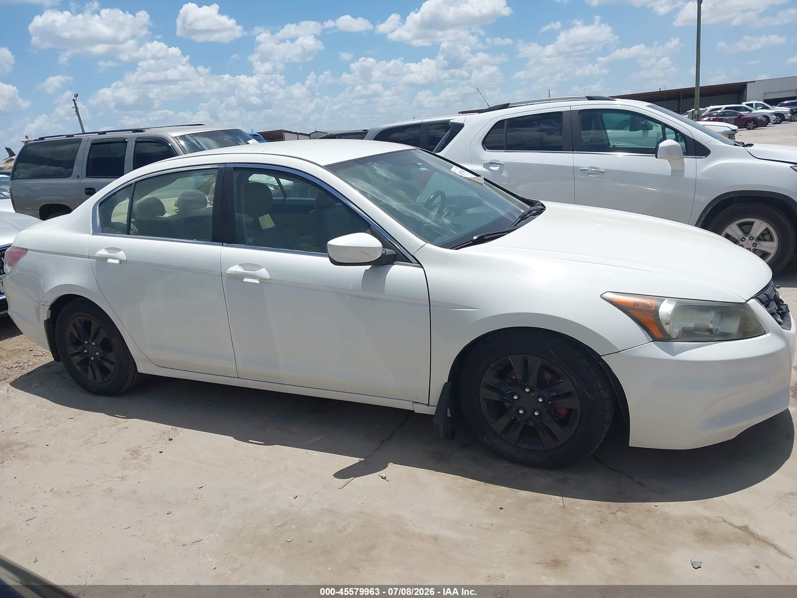 2012 Honda Accord 2.4 Se White vin: 1HGCP2F60CA131509