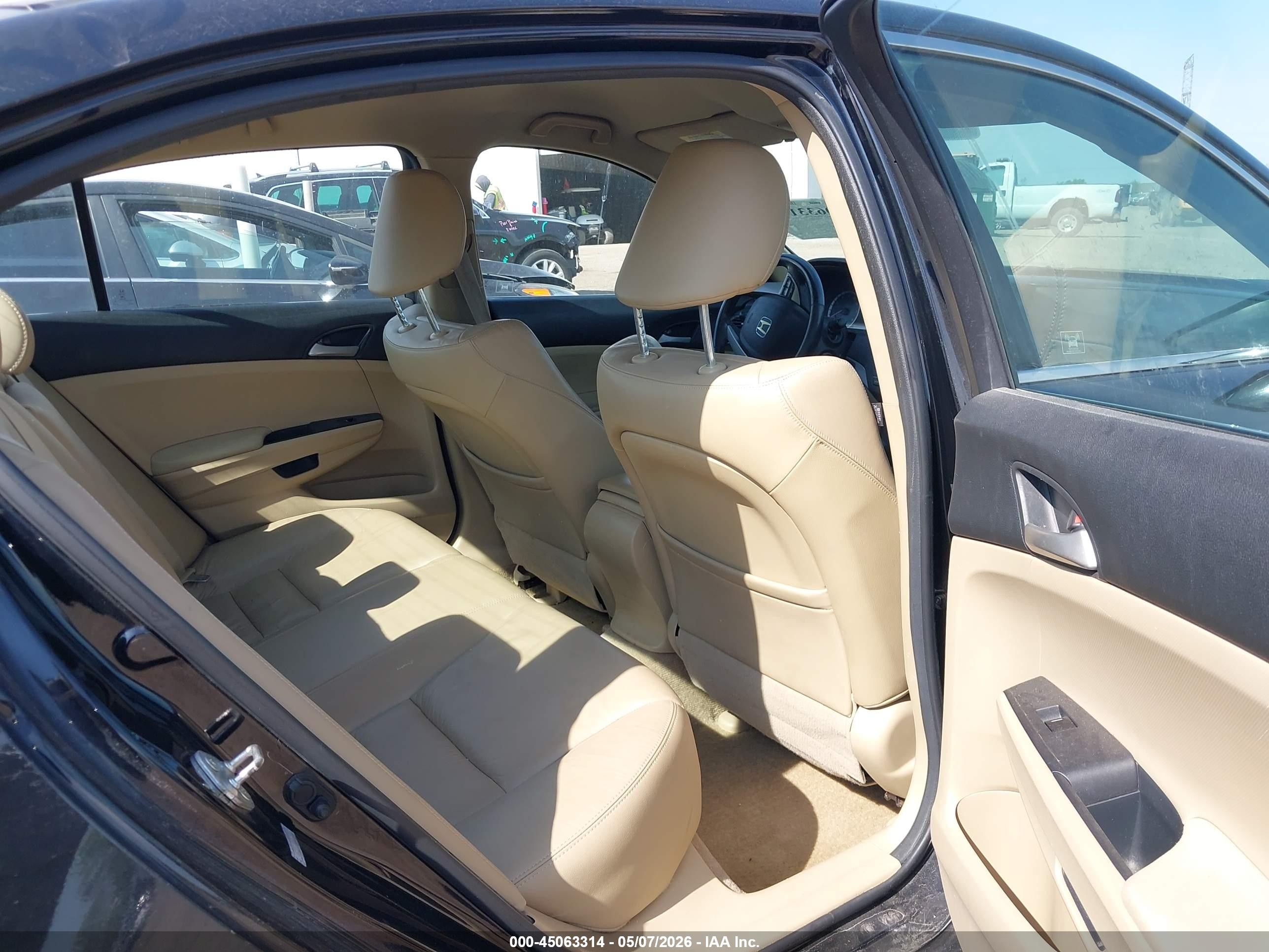 2012 Honda Accord 2.4 Se Black vin: 1HGCP2F60CA131803