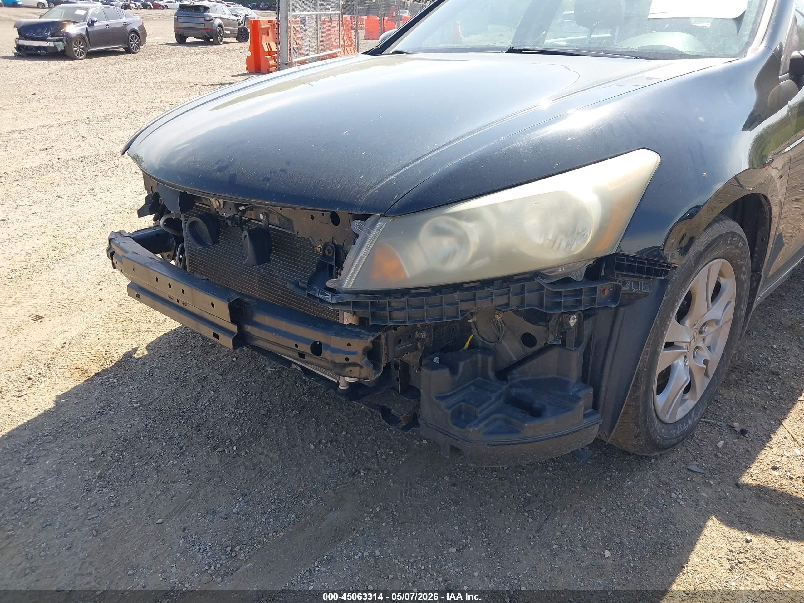 2012 Honda Accord 2.4 Se Black vin: 1HGCP2F60CA131803