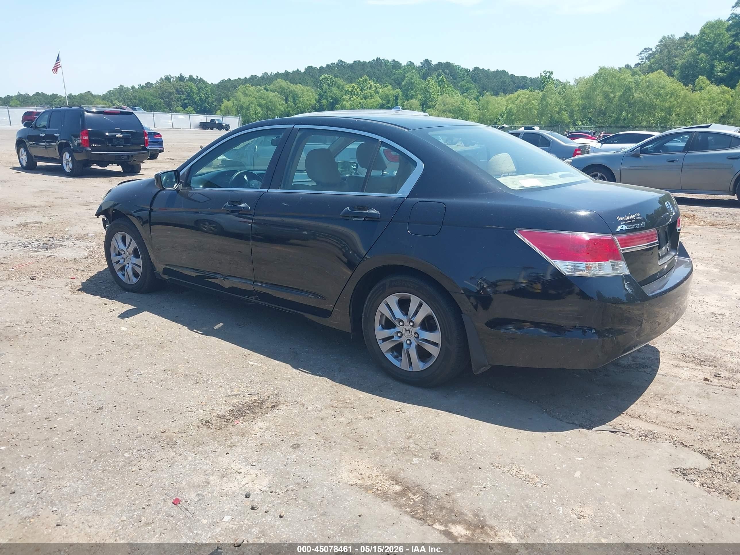 2012 Honda Accord 2.4 Se Black vin: 1HGCP2F60CA138797