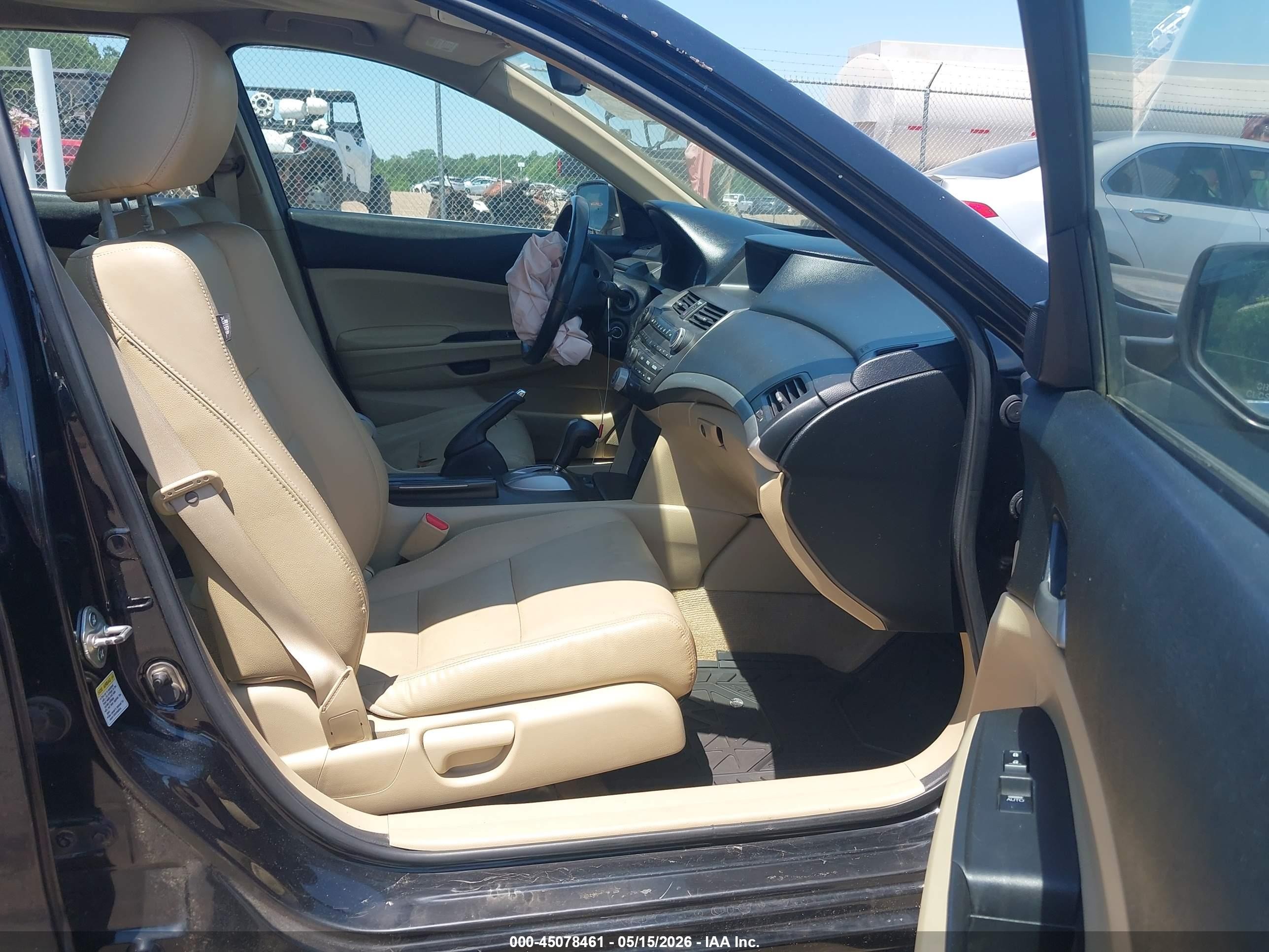 2012 Honda Accord 2.4 Se Black vin: 1HGCP2F60CA138797